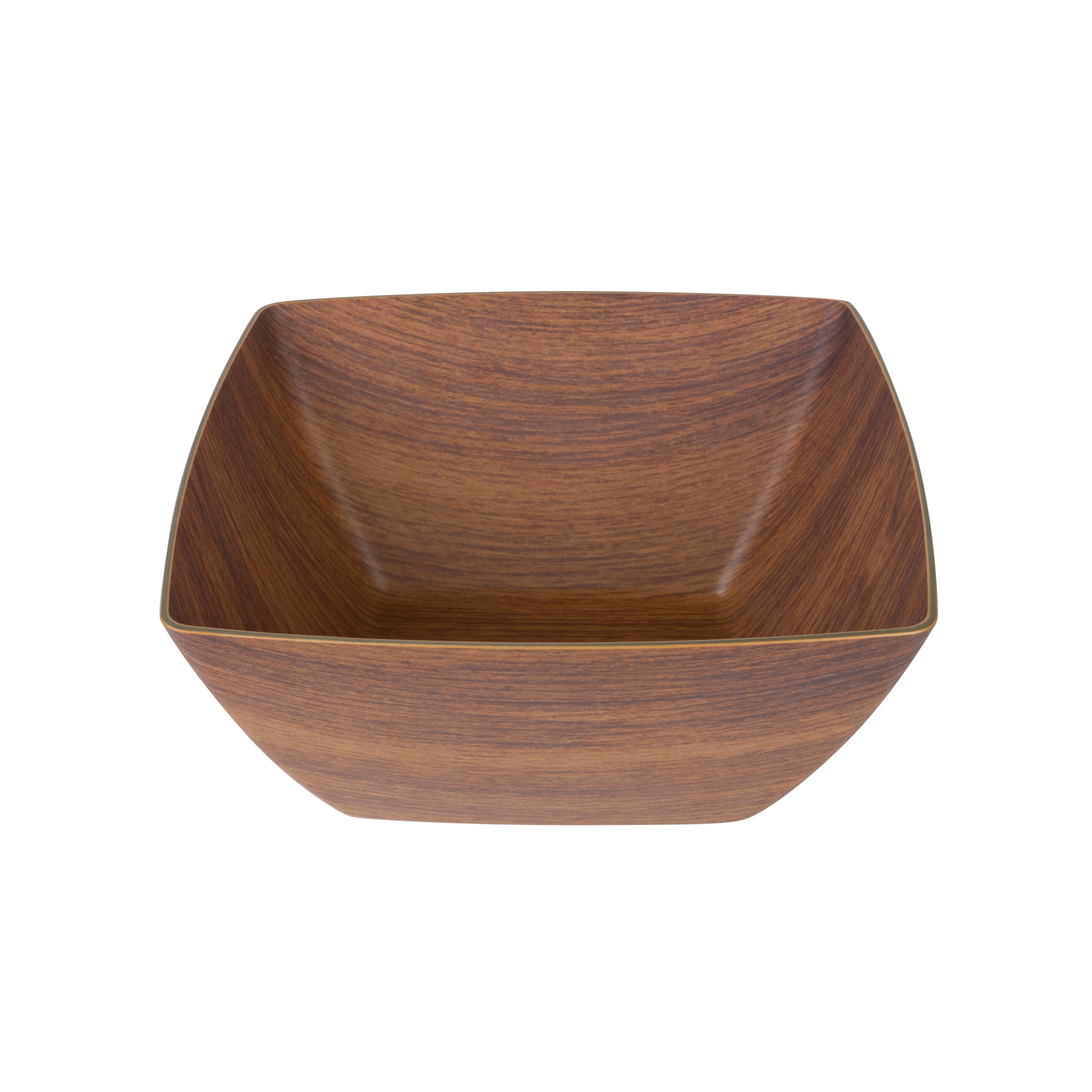Luxe Party Mahogany Collection Large 9" Square Serving Bowl