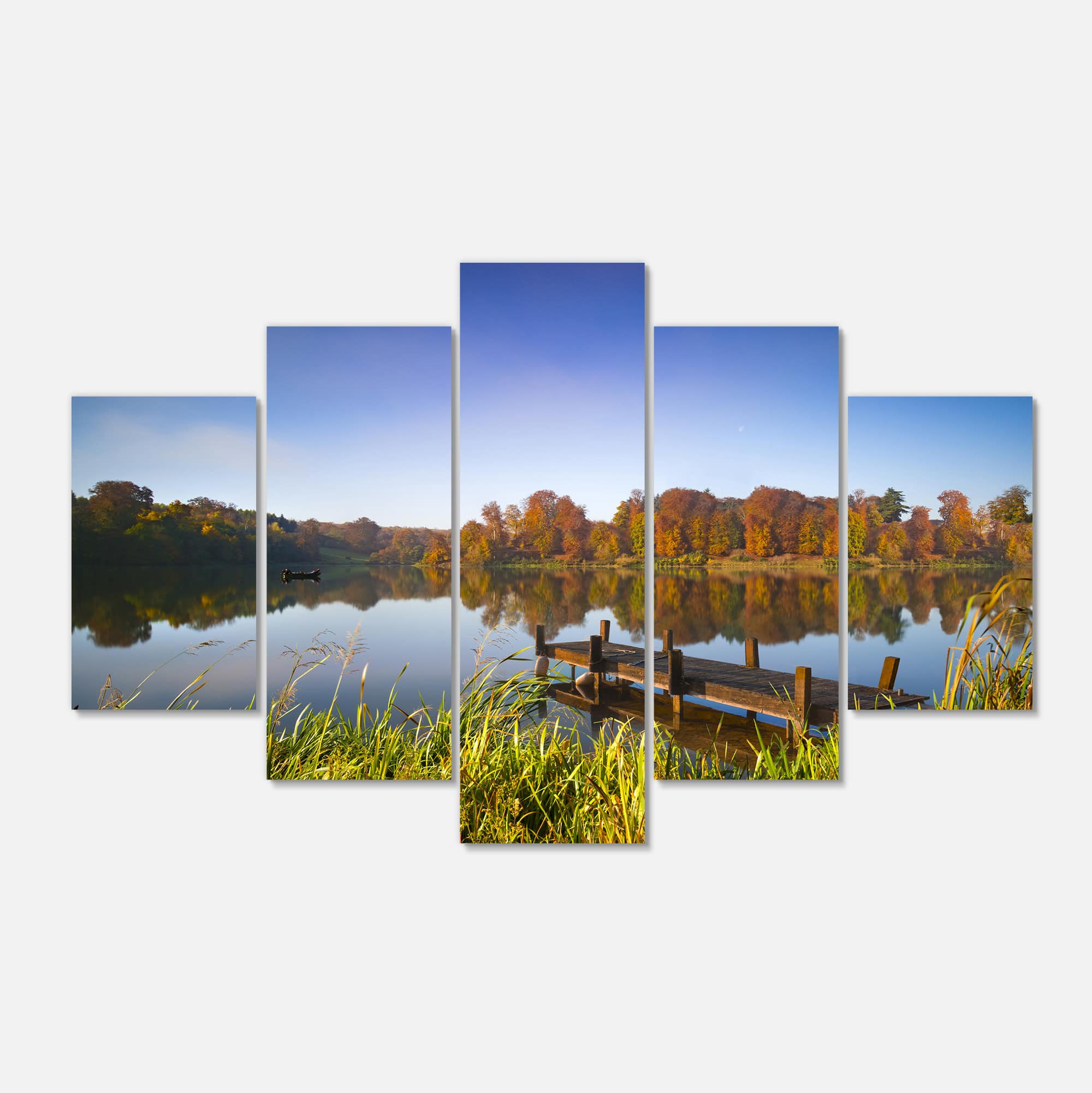 Designart - Still Waters of Fall Lake