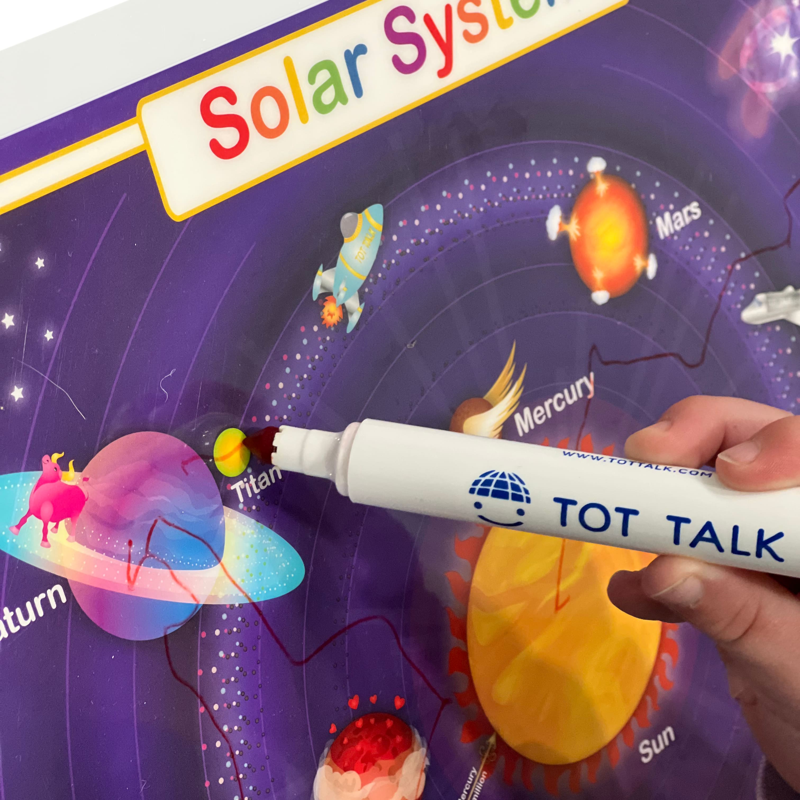 Tot Talk Solar System Placemat