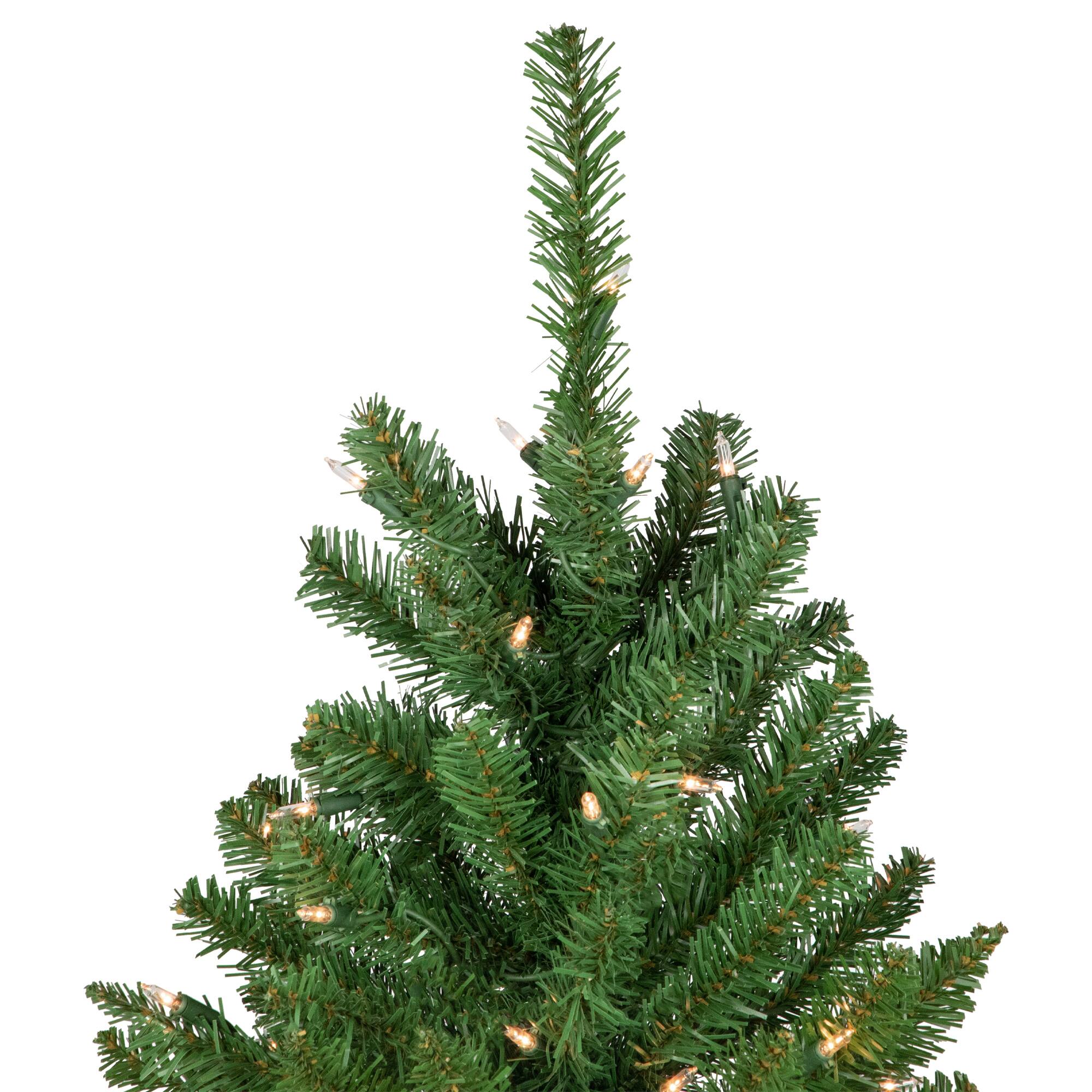 7.5ft. Pre-Lit White River Fir Artificial Christmas Tree, Clear Lights
