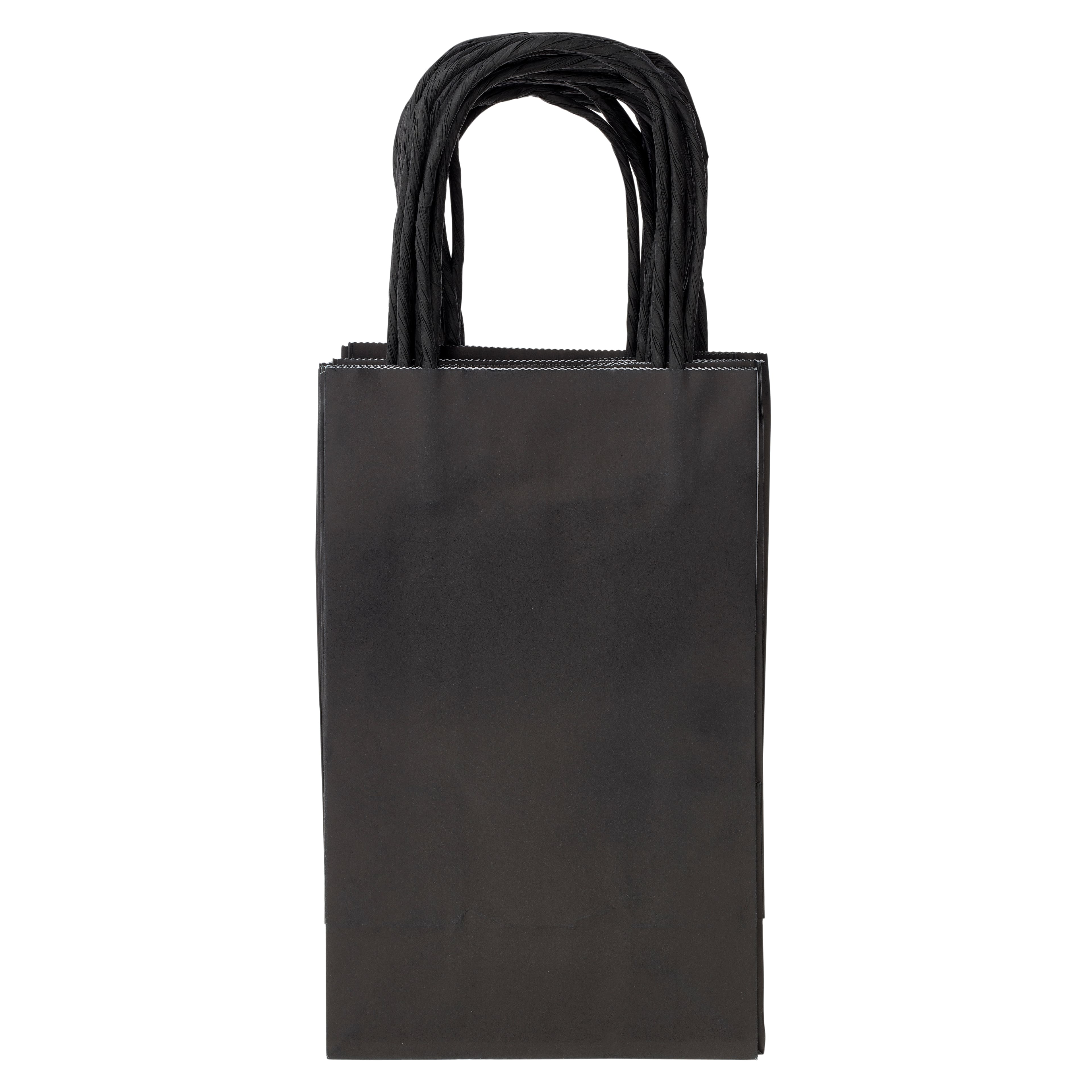 Gift Bag Black matt, with adhesive closure. FSC®