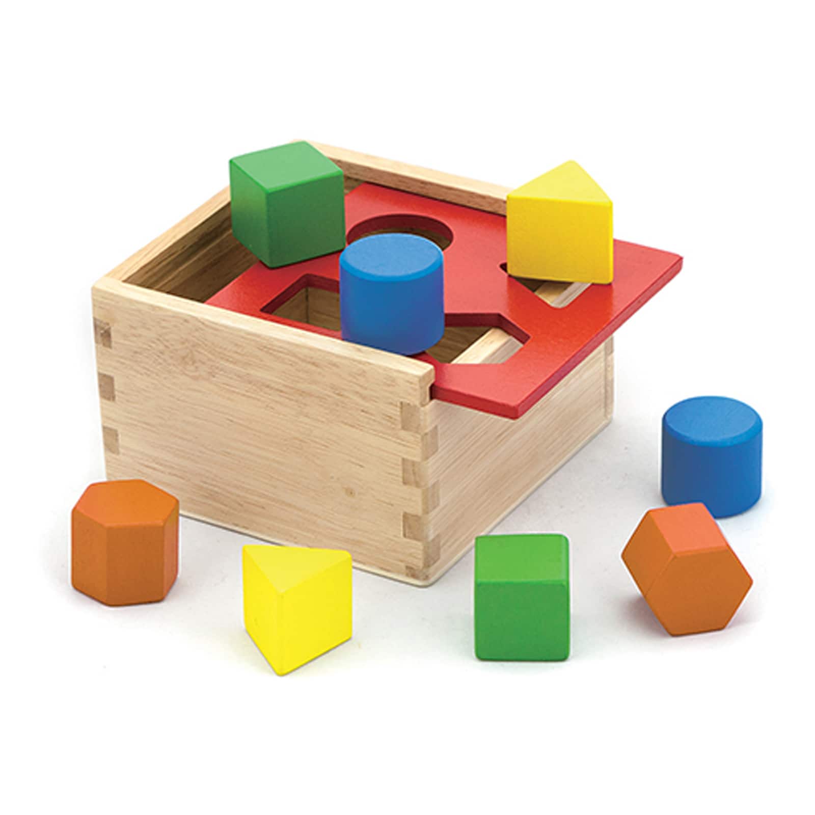 The Original Toy Company® Shape Sorter in Natural | 5.11" x 5.11" | Michaels®