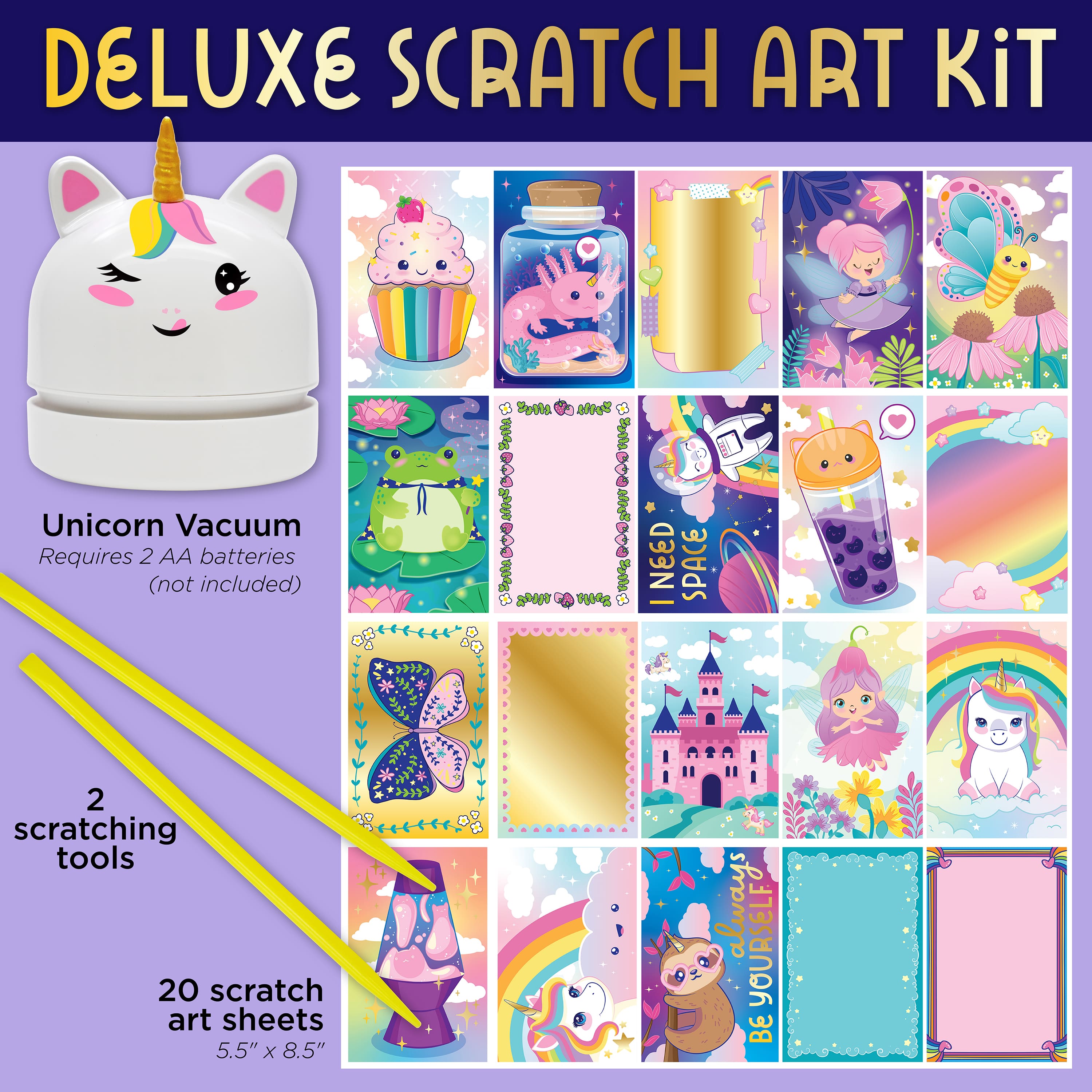 Creativity for Kids® Deluxe Scratch Art Kit