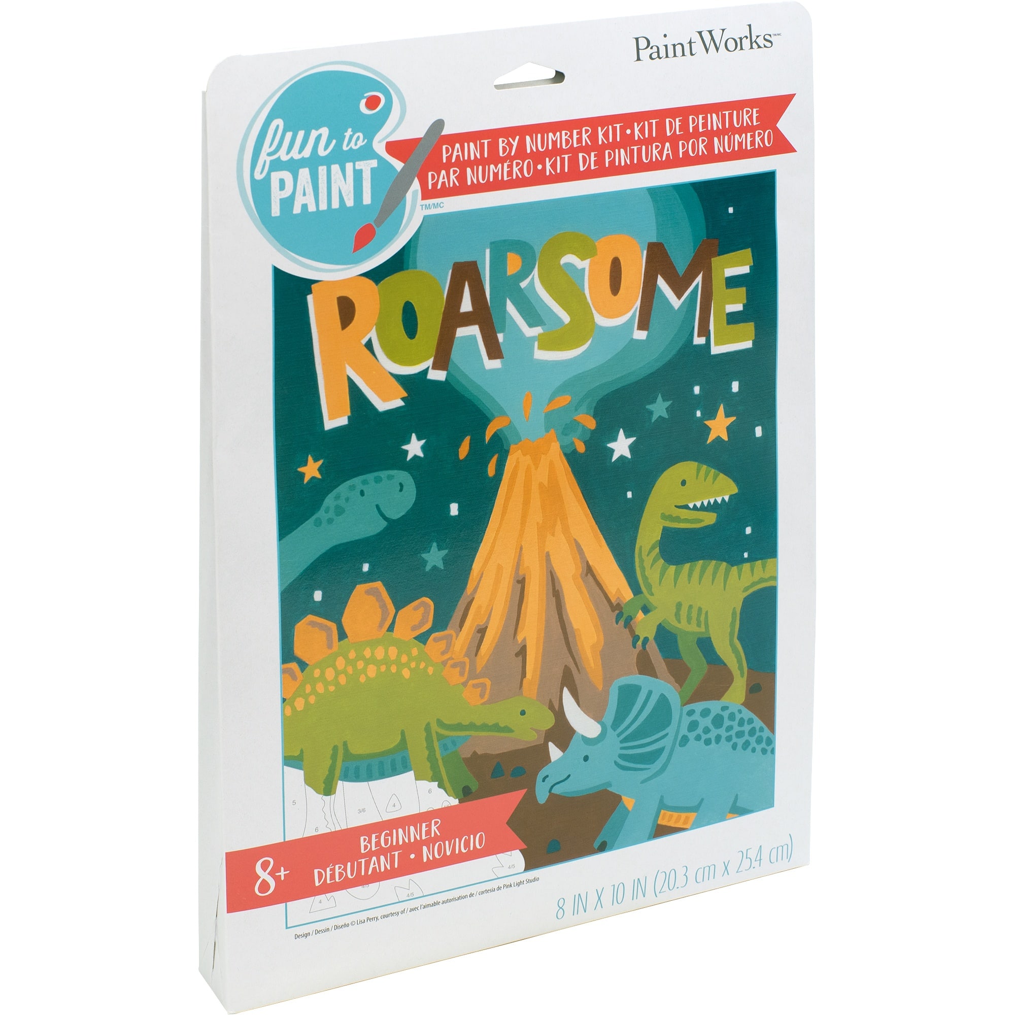 PaintWorks&#x2122; Roarsome Dinos Paint by Number Kit