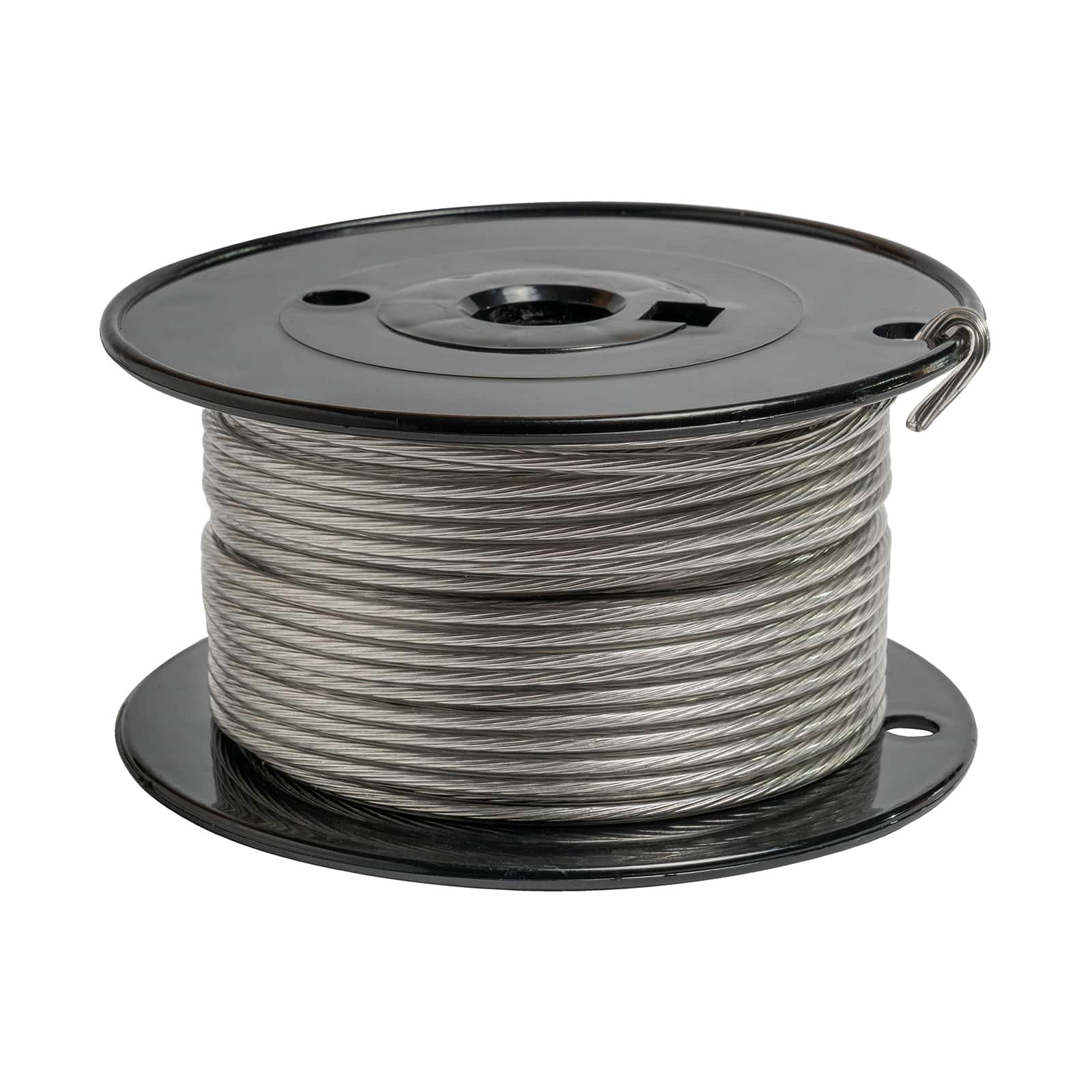 HangZ&#x2122; 100lb. Stainless Steel Plastic Coated Gallery Wire, 125ft.