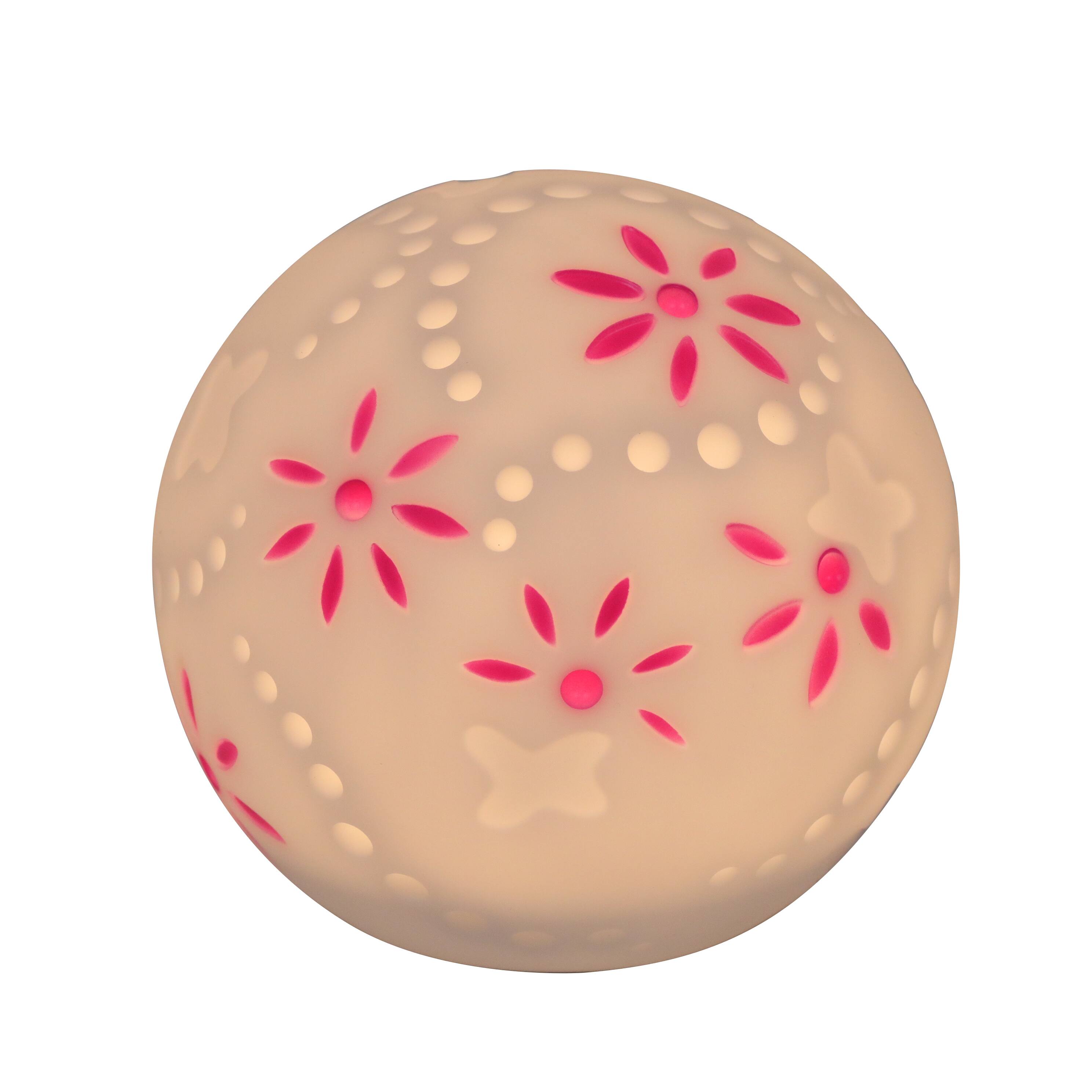 5.5&#x22; Color Changing Round Floral Novelty Tap Lamp by Ashland&#xAE;