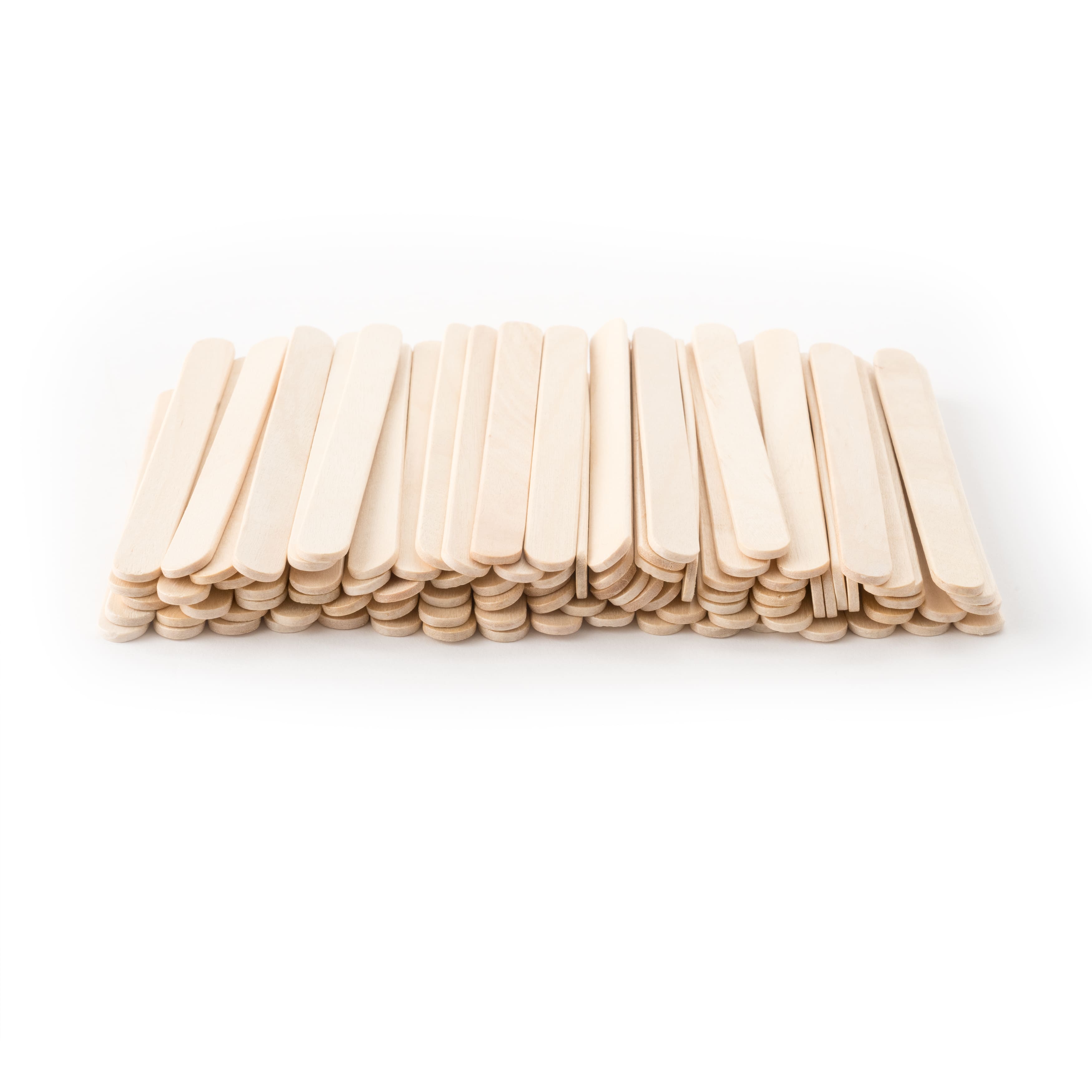 12 Packs: 100 ct. (1,200 total) 4.5&#x22; Wood Craft Sticks by Creatology&#x2122;