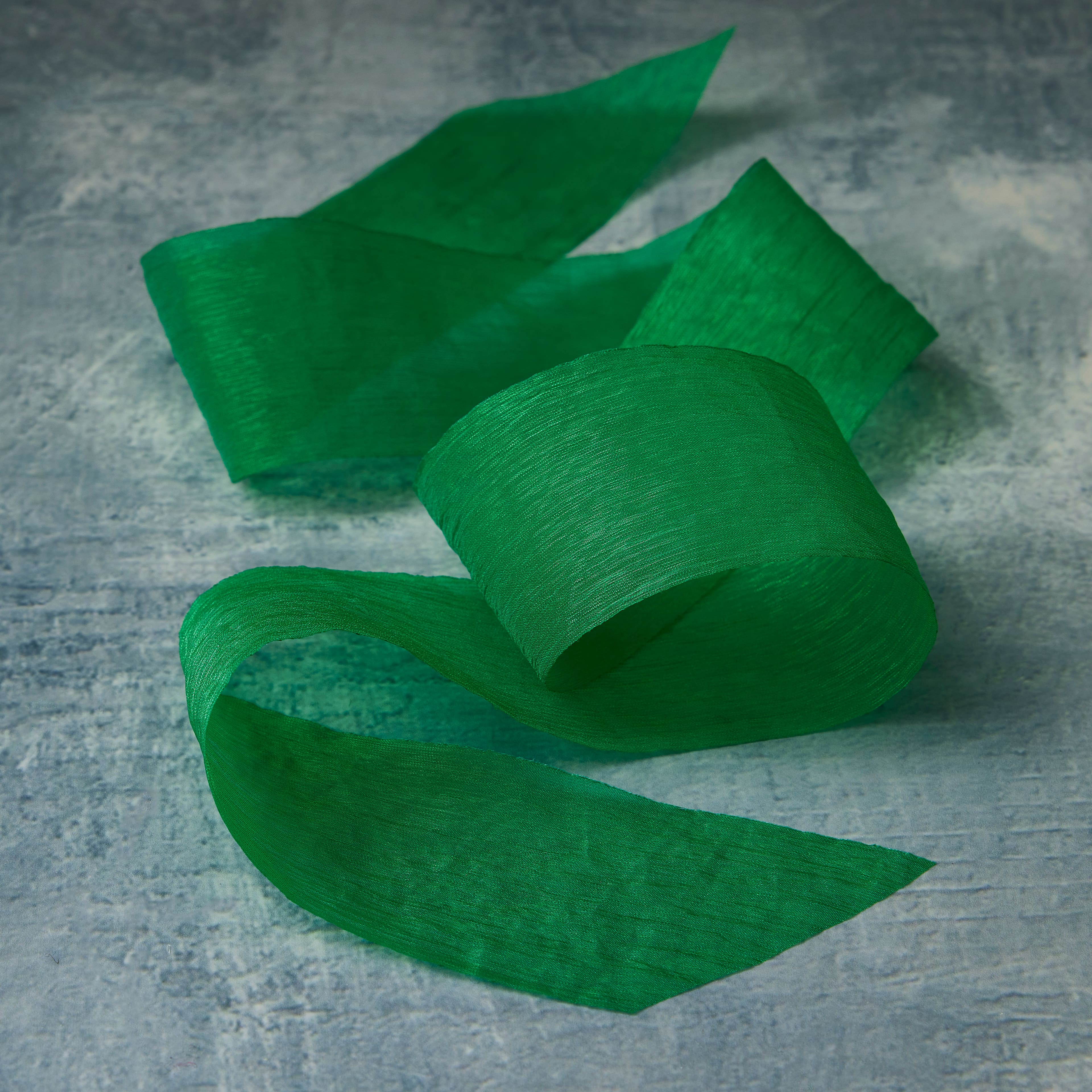1.5&#x22; x 3yd. Crinkle Sheer Cut Edge Ribbon by Celebrate It&#x2122;
