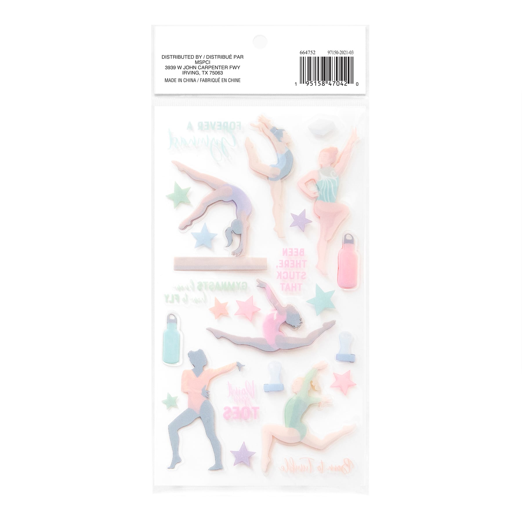 Gymnastics Dimensional Stickers by Recollections™