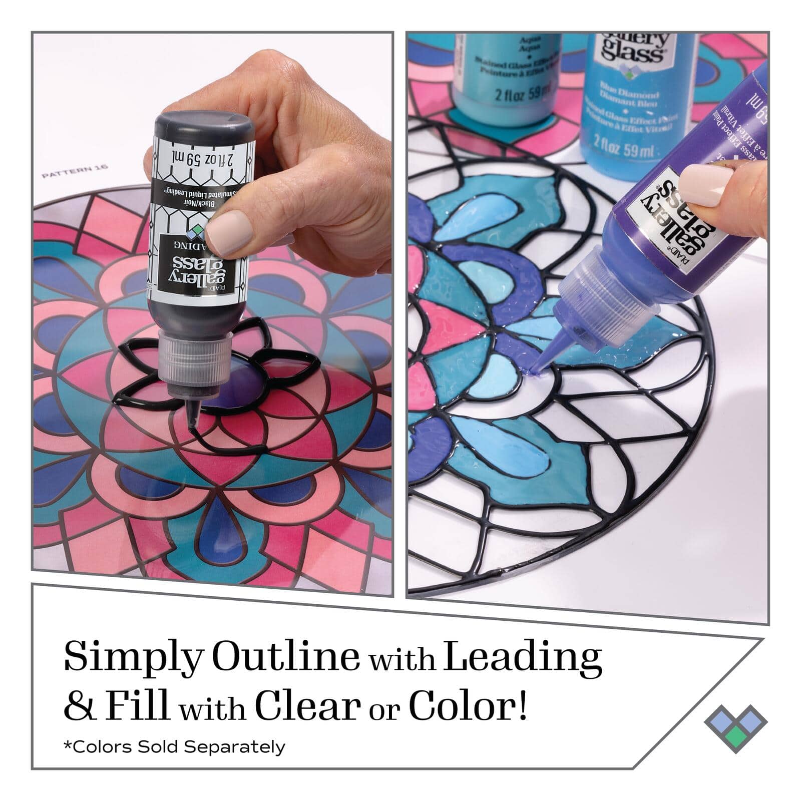 Gallery Glass&#xAE; Liquid Leading&#x2122; Holiday Paint Kit