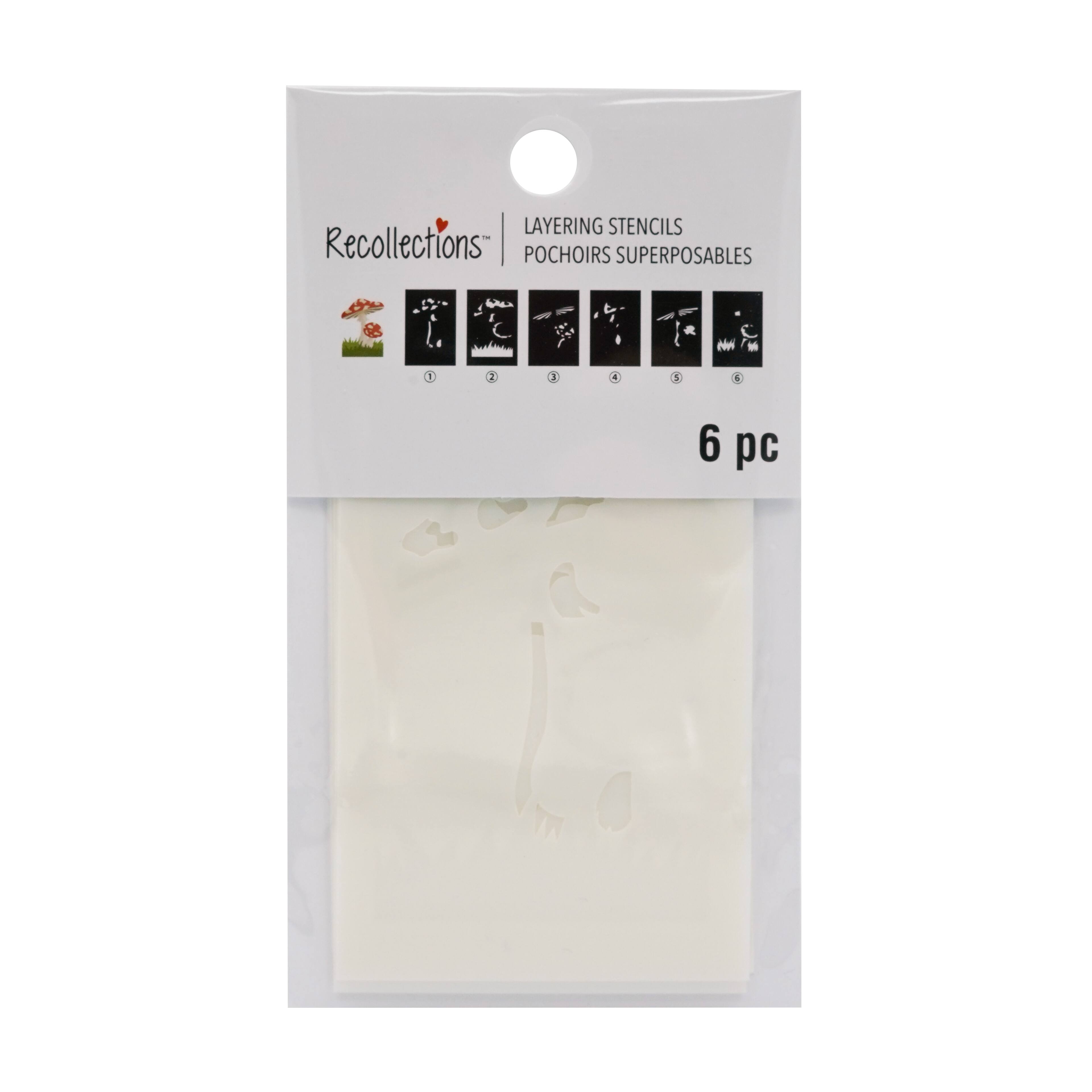 Mushroom Layering Stencils by Recollections™