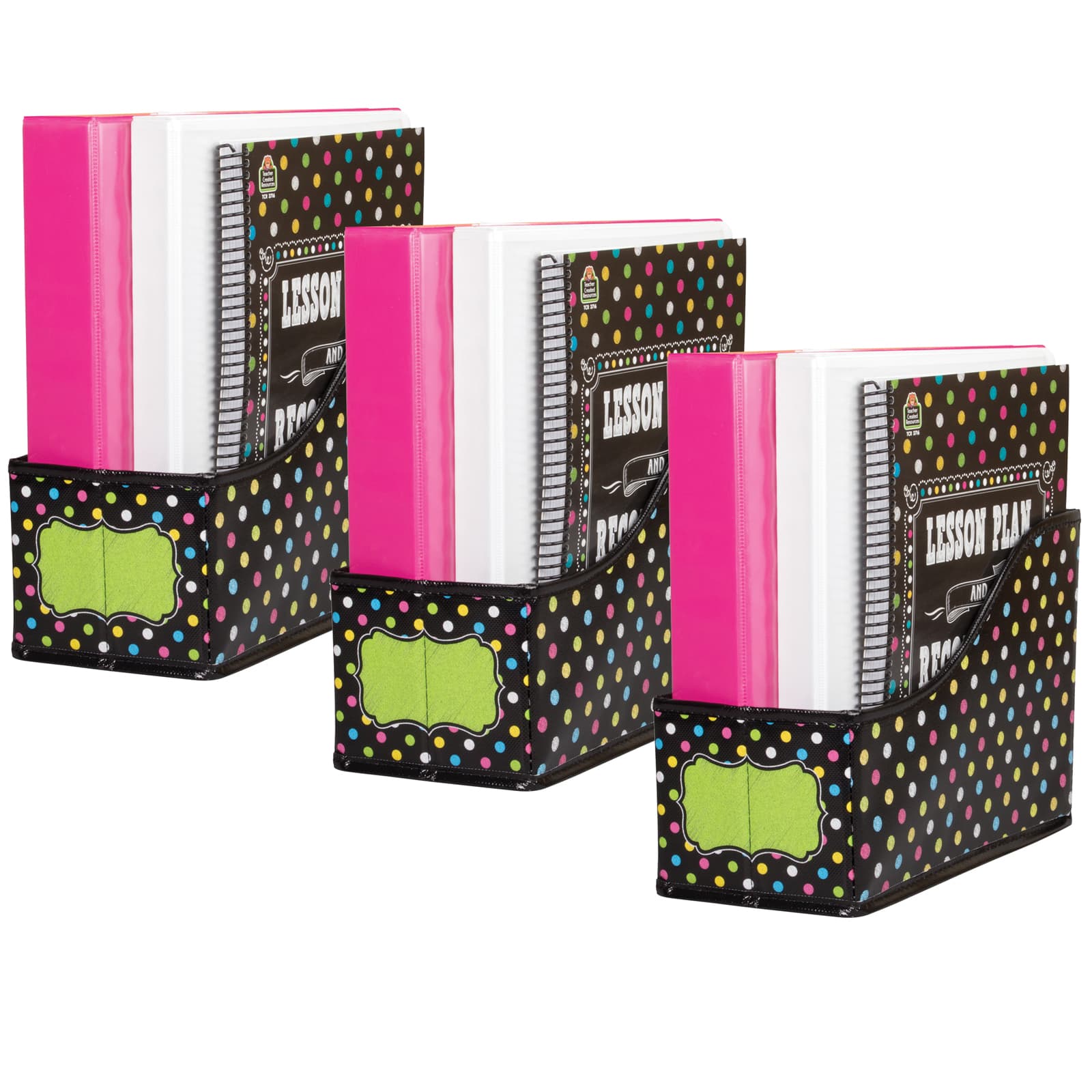 Teacher Created Resources&#xAE; Chalkboard Brights Book Bin, 3ct.