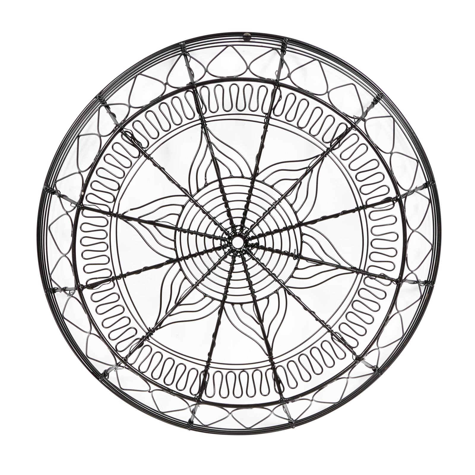 Black Eclectic Wall Décor Set 21", 18" & 15"