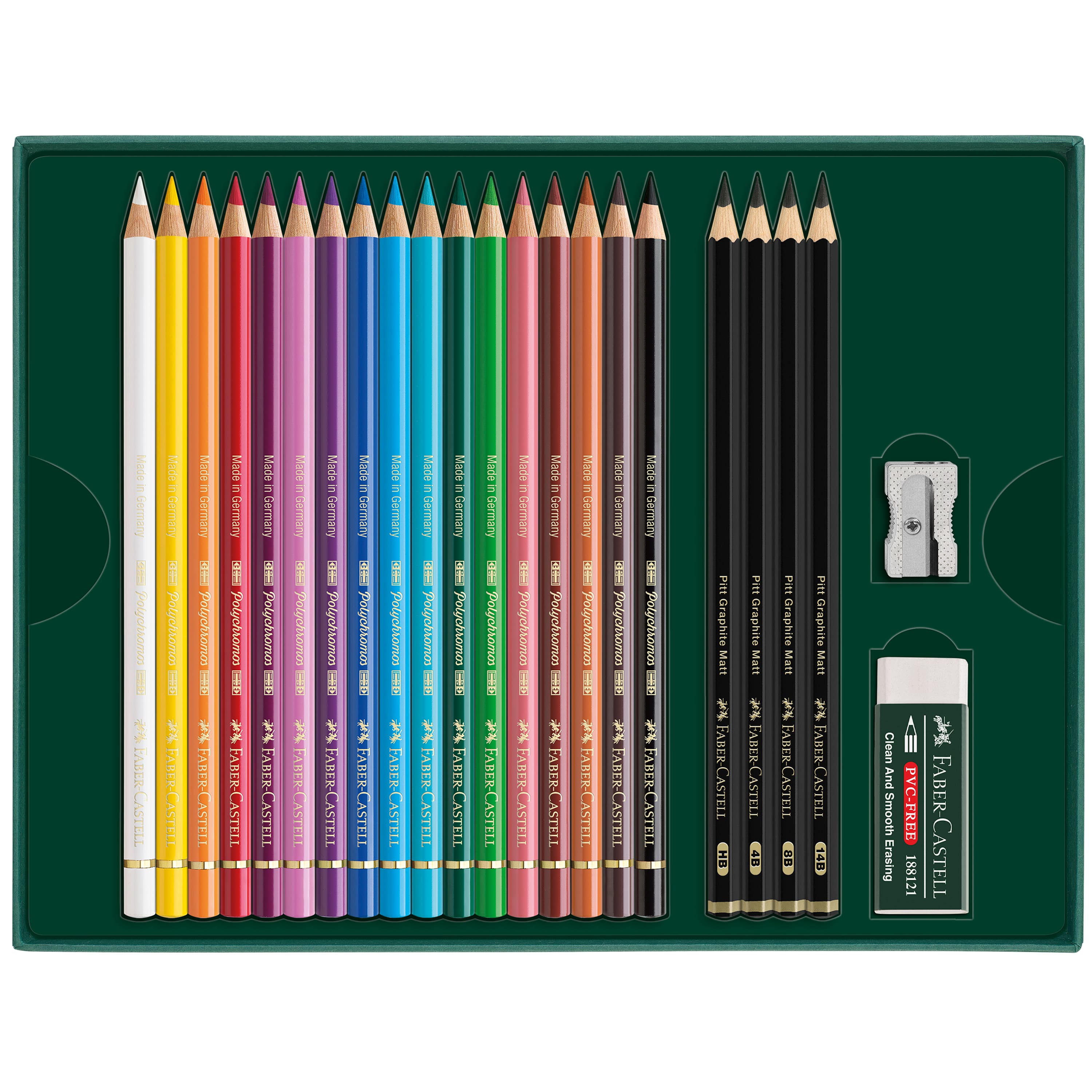 Faber-Castell Polychromos & Graphite Matte Gift Set