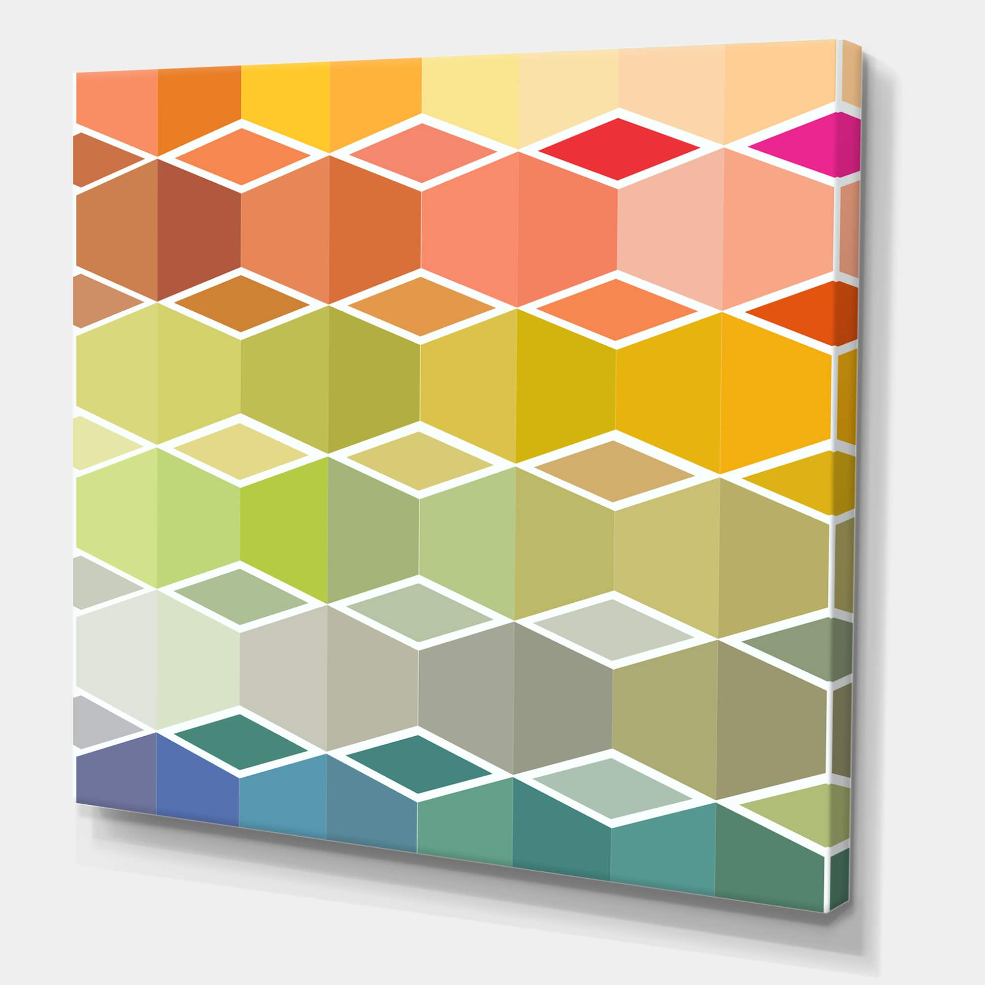 Designart - Flanneur (Square) - Mid-Century Modern Canvas Wall Art