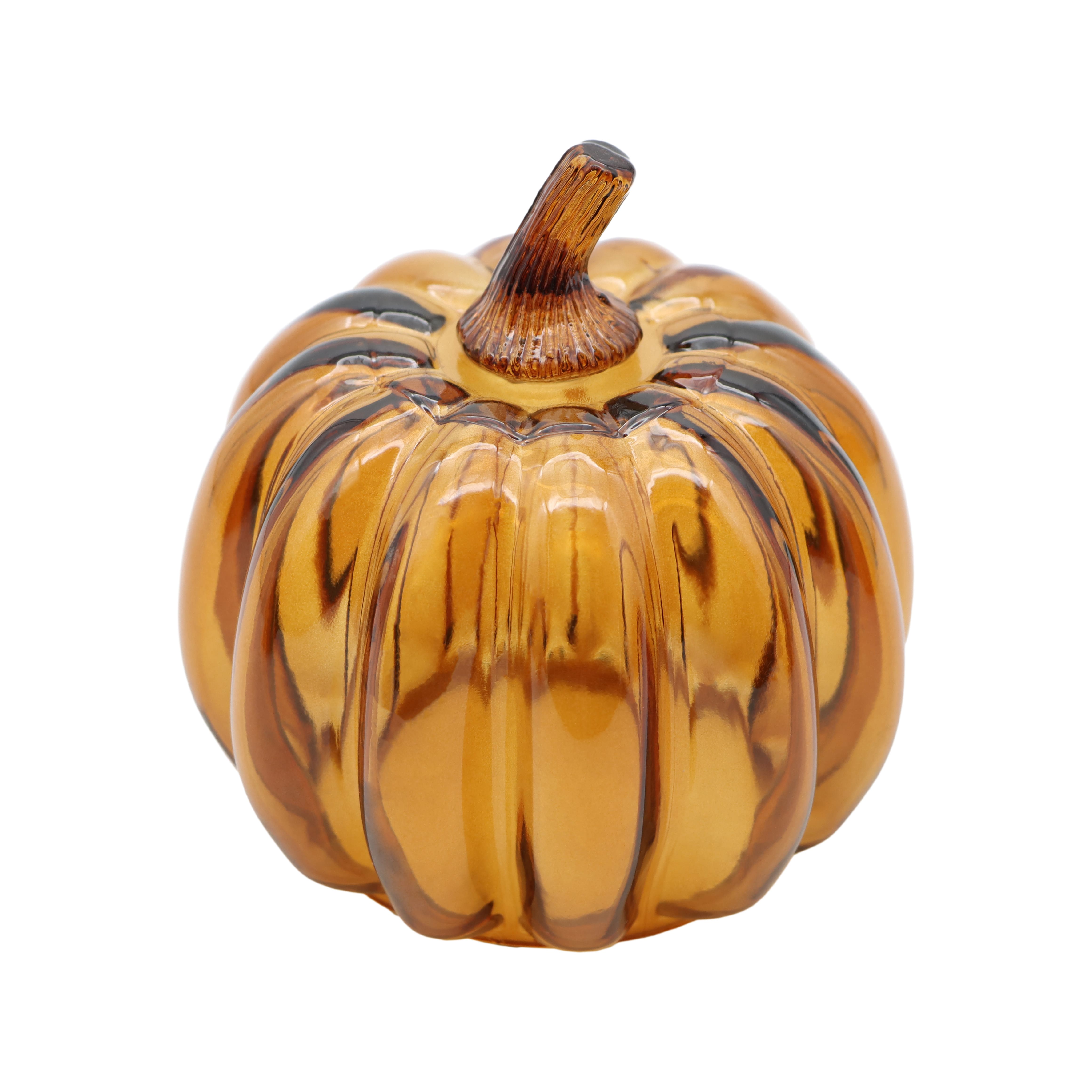4.5&#x22; Glass Pumpkin Tabletop D&#xE9;cor by Ashland&#xAE;