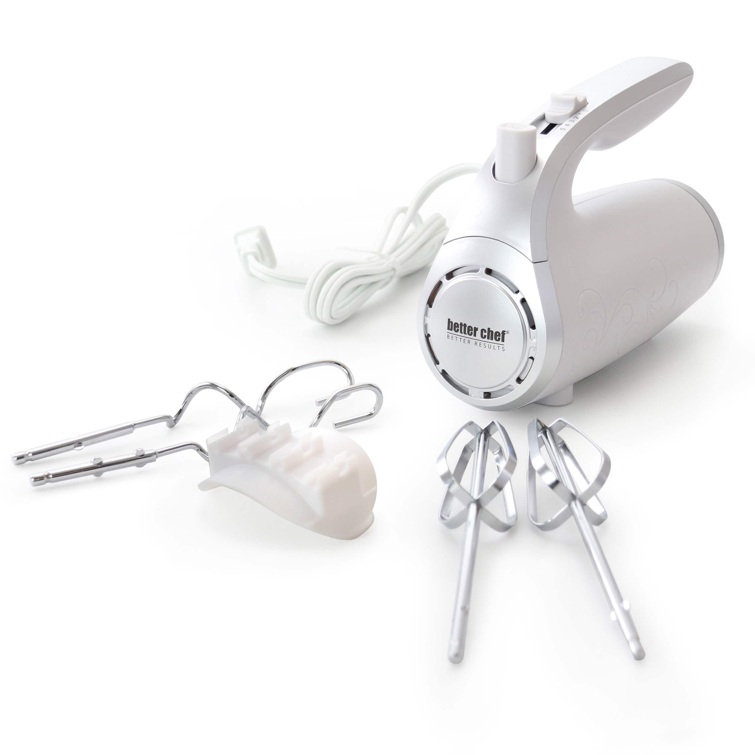 Better Chef White 5-Speed Electric Hand Mixer