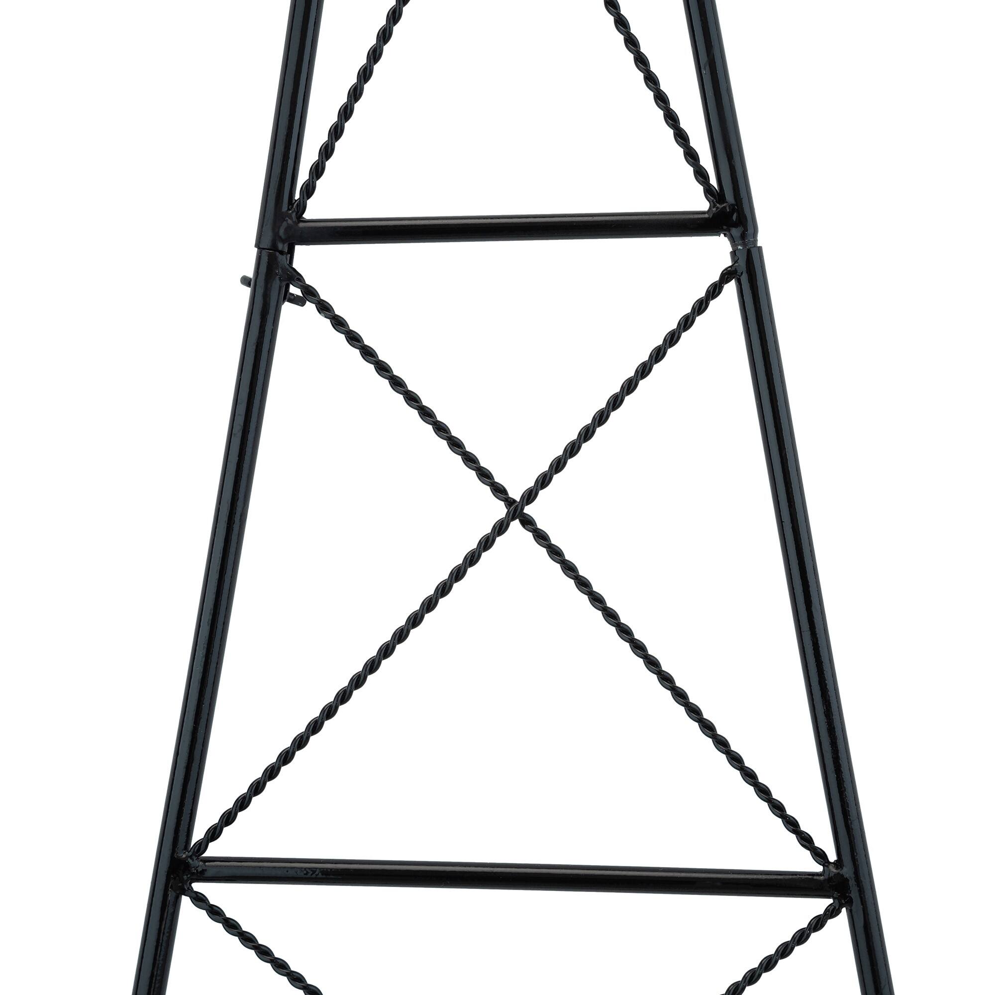 Glitzhome® 3.5ft Red Metal Wind Spinner Yard Stake