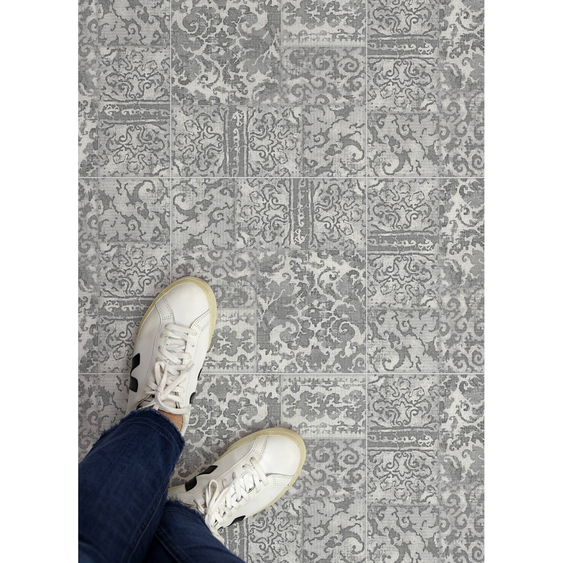 FloorPops Peel &#x26; Stick Floor Tiles