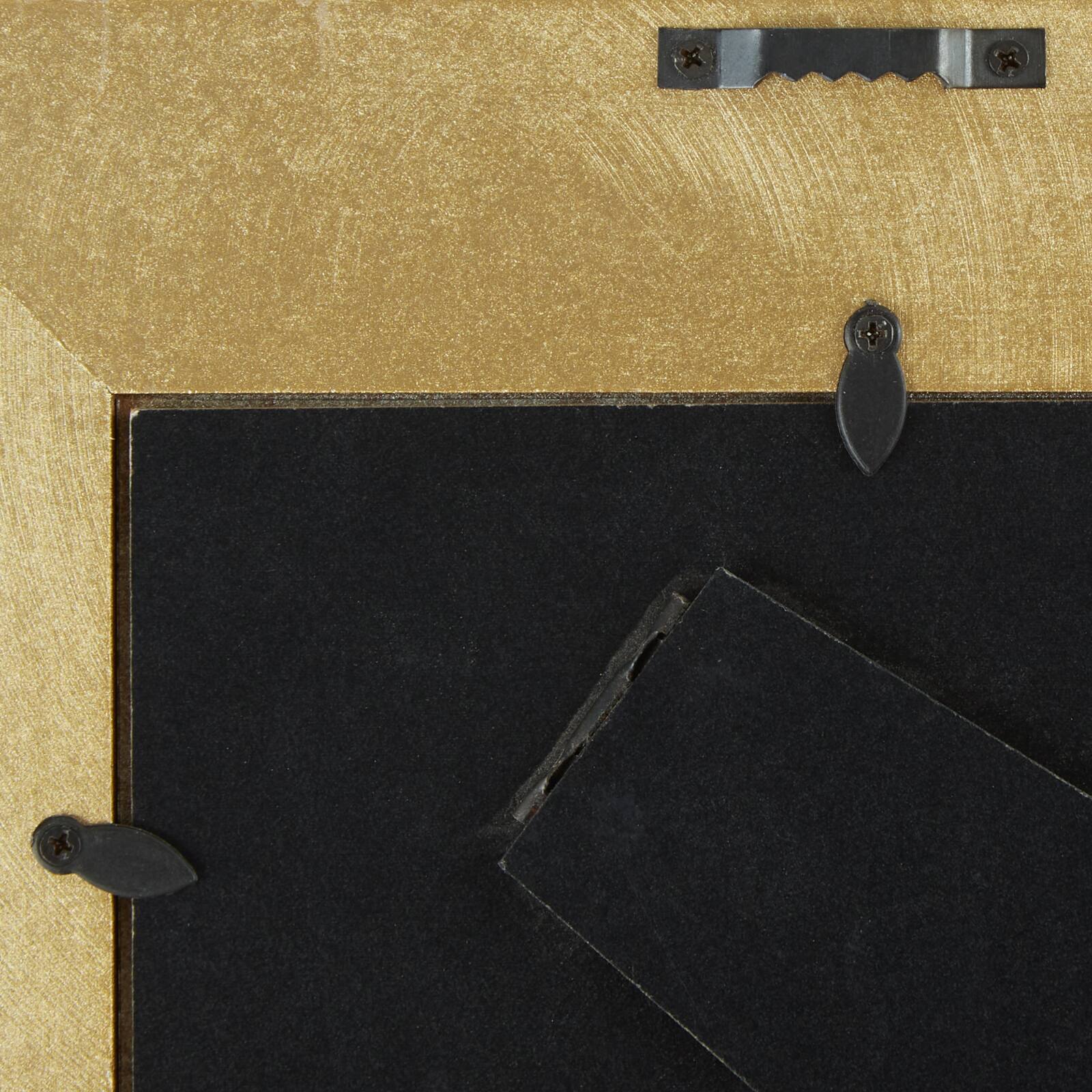 DII® Antique Gold Rub Farmhouse 4" x 6" Picture Frame