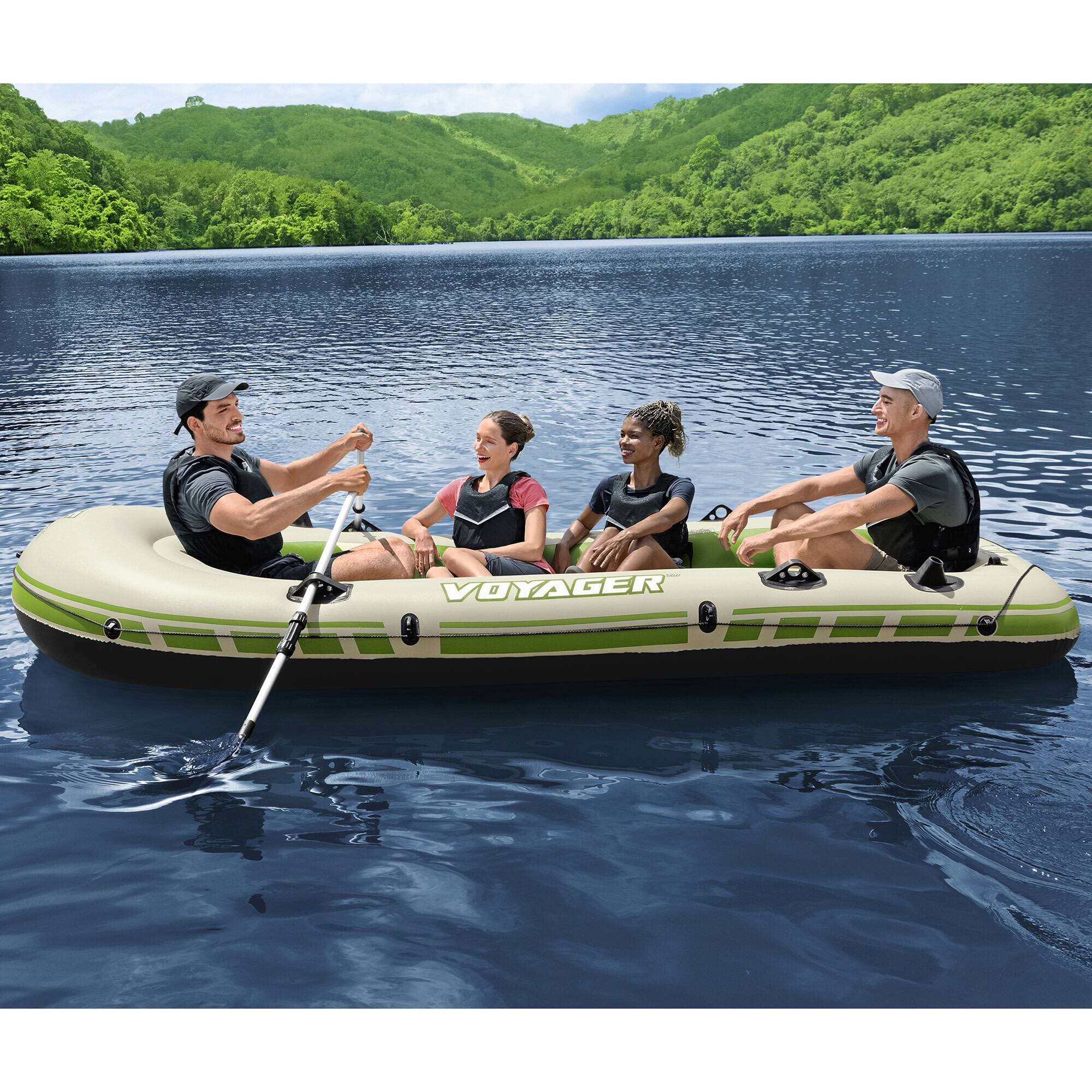 Bestway 11.5ft. Hydro-Force Treck X3 Inflatable Raft Set