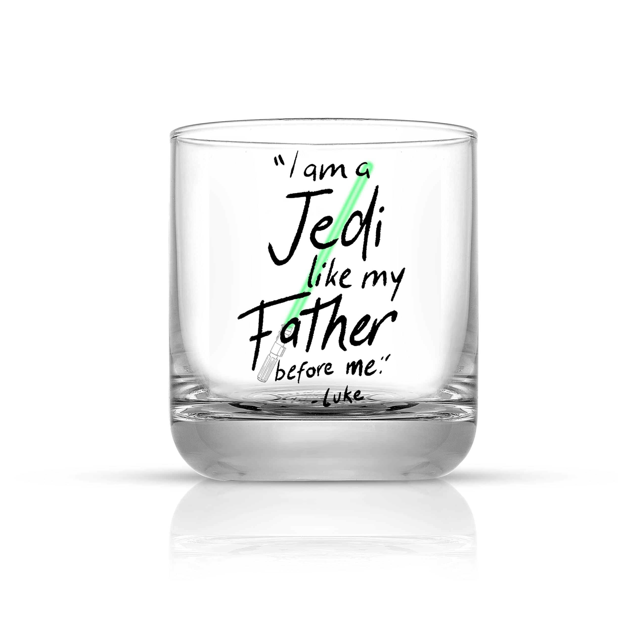 JoyJolt Star Wars Deco Double Old Fashion Drinking Glass - 10 oz - Set of 4