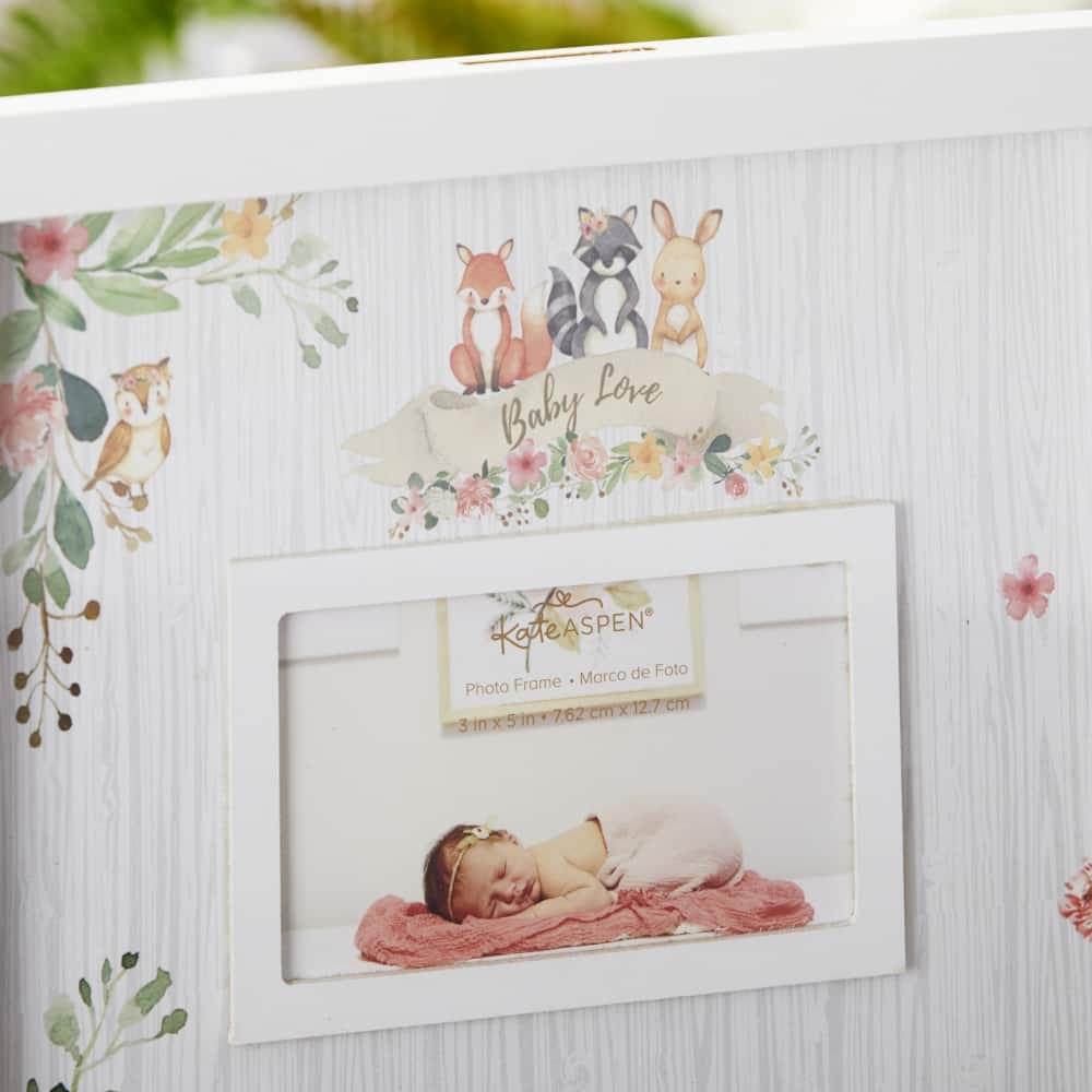 Kate Aspen&#xAE; Pink Woodland Baby Shower Guest Book Alternative