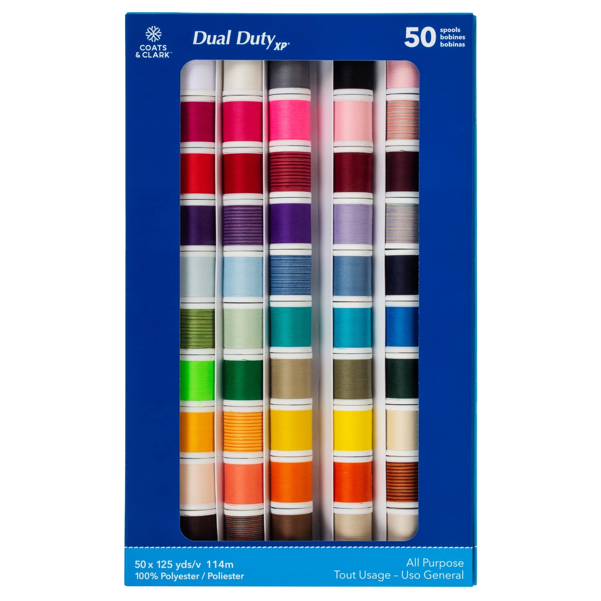 Coats & Clark™ Dual Duty XP 50 Spool All Purpose Sewing Thread Set