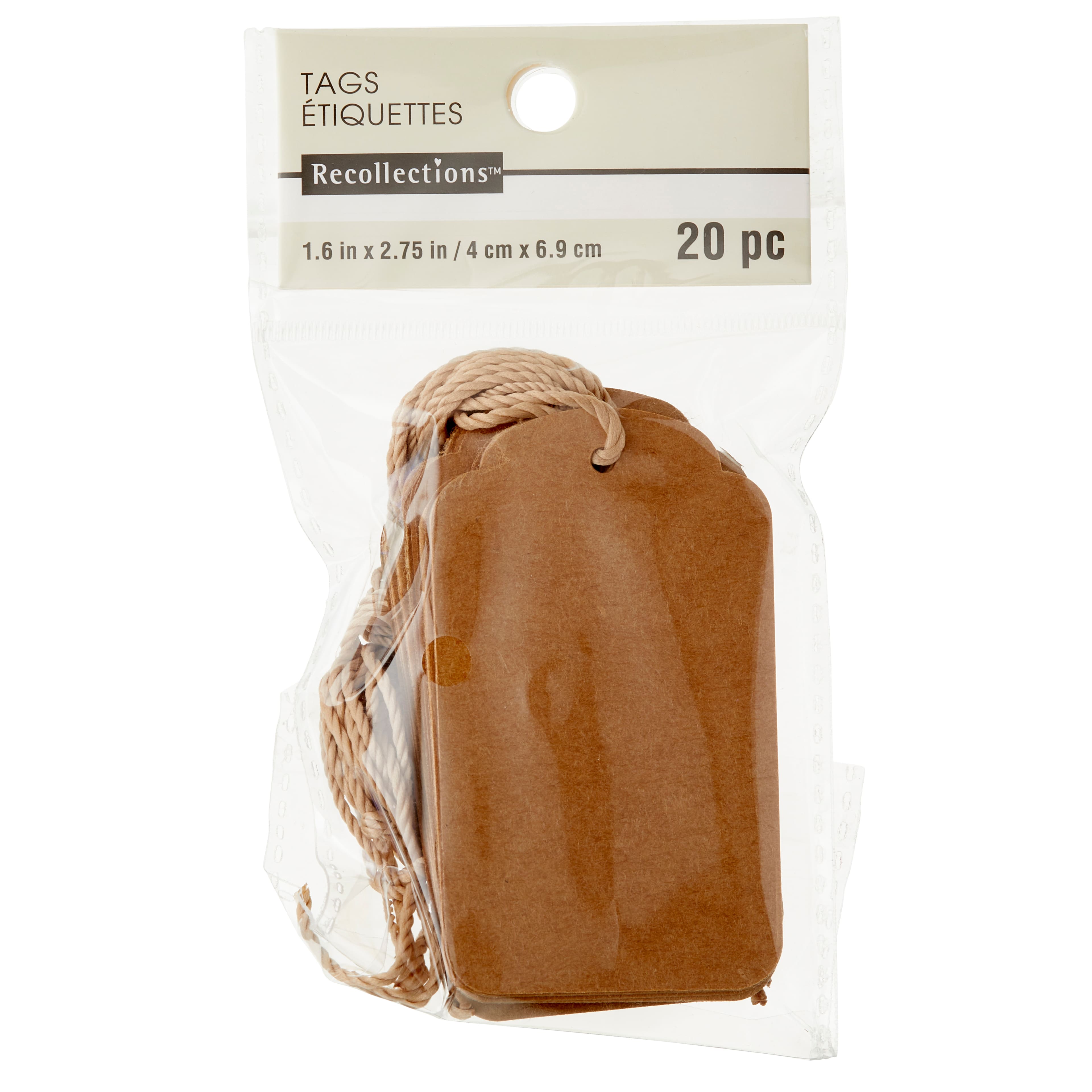 Large Kraft Tags by Recollections™, Michaels