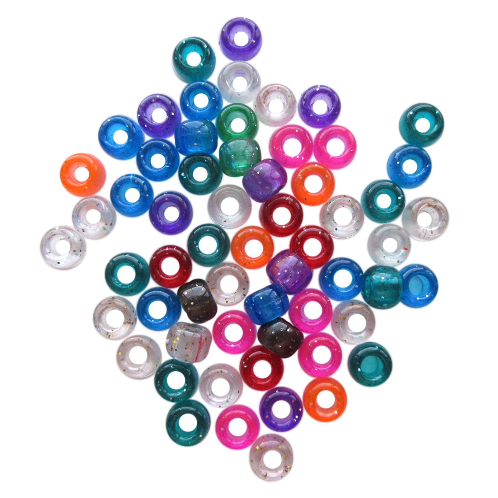 12 Pack: 1lb. Multicolor Pony Beads by Creatology™, 6mm x 9mm