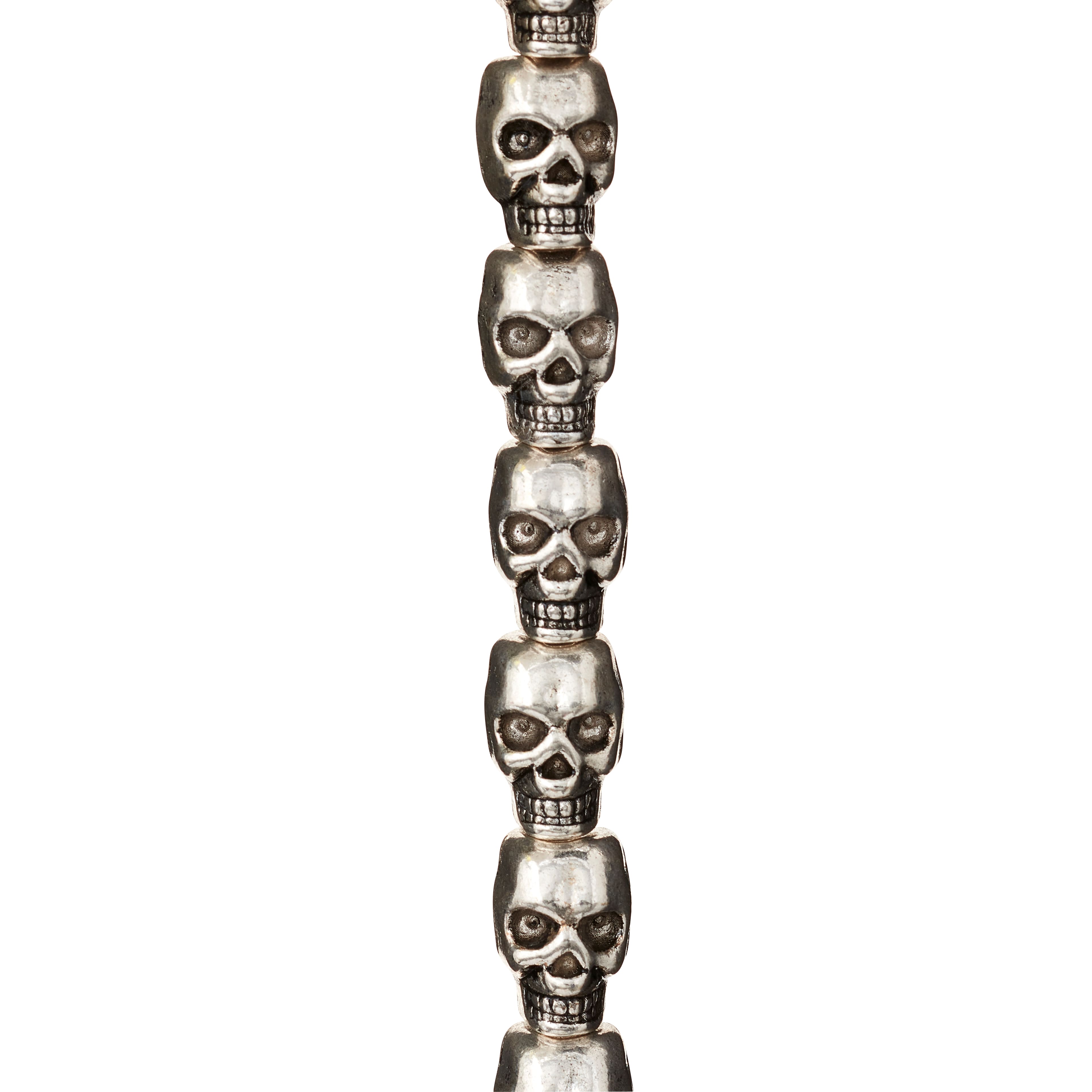 Wholesale SUNNYCLUE 1 Box 200Pcs 3 Sizes Skull Beads Bulk Skeleton