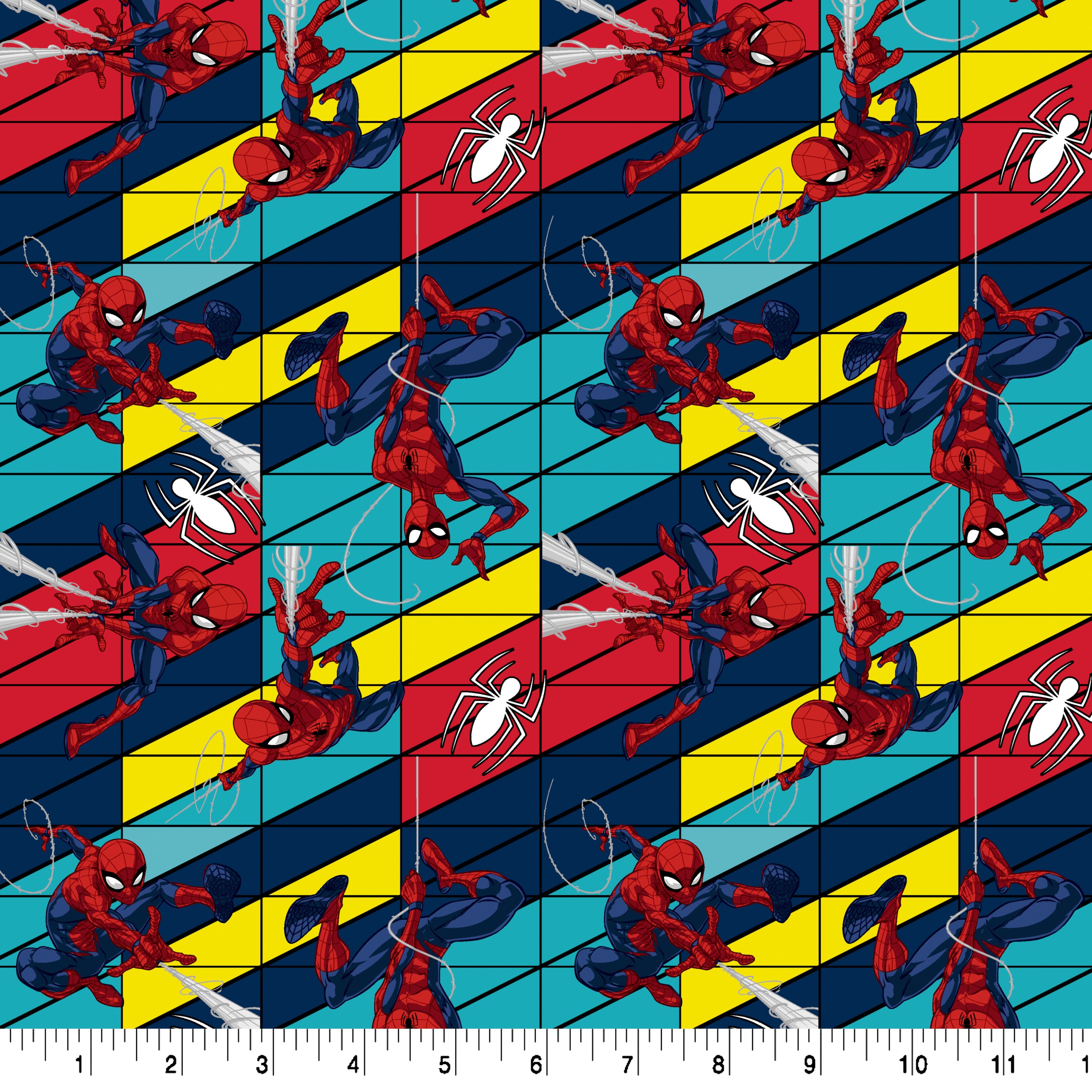Marvel&#xAE; Spider-Man Swinging Cotton Fabric