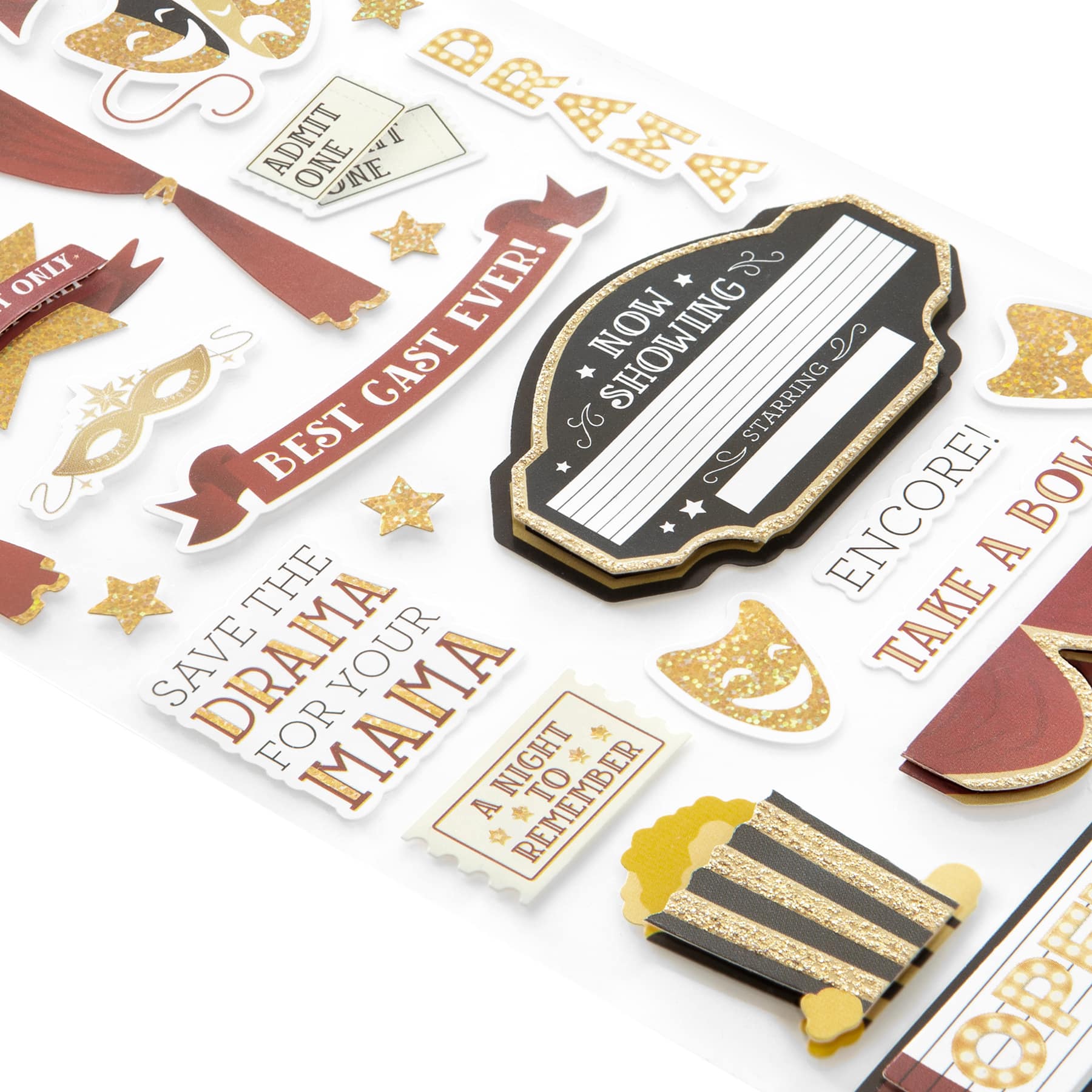 12 Pack: Theater Stickers by Recollections™