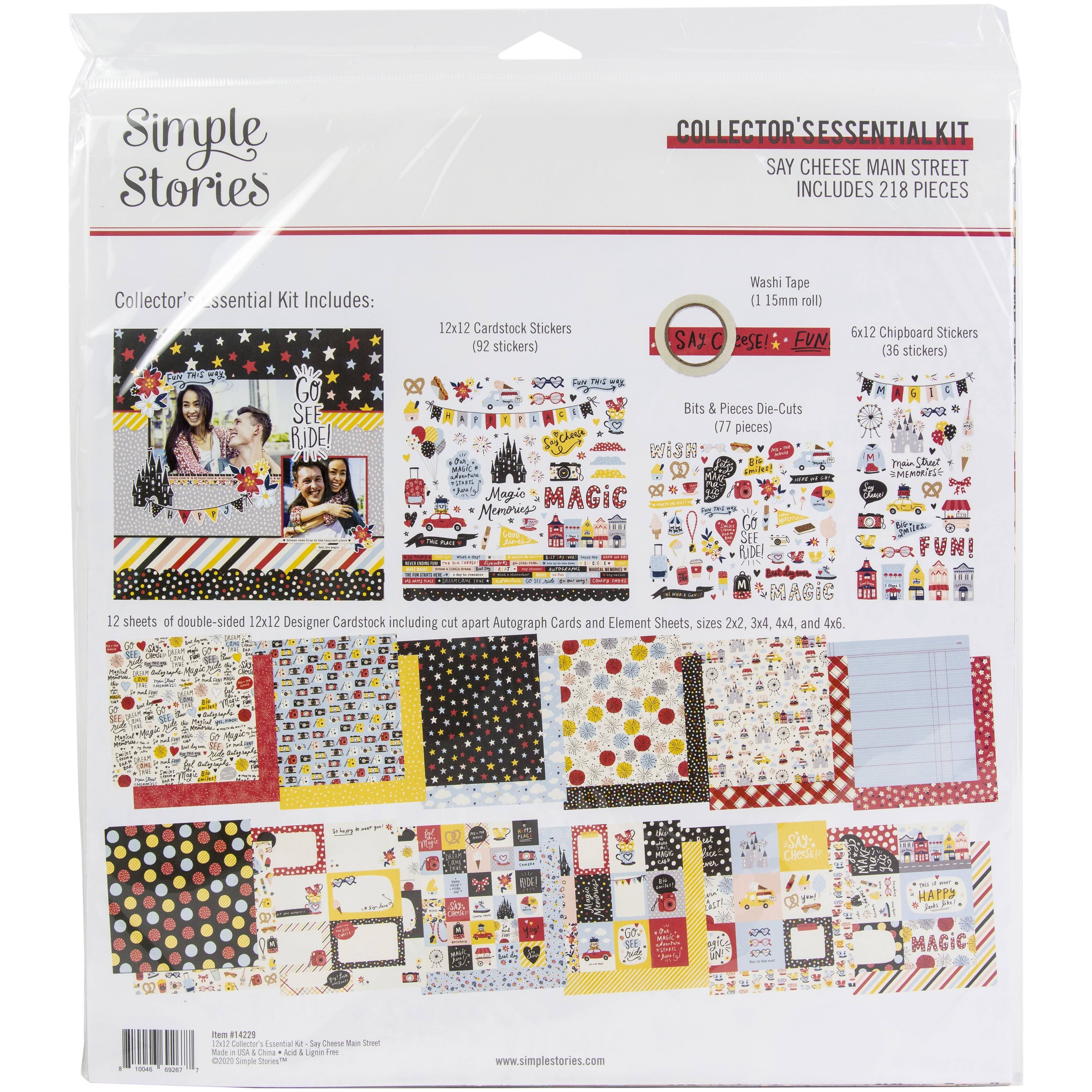 Simple Stories Collector's Essential Kit 12"X12"-Say Cheese Main Street | Michaels®