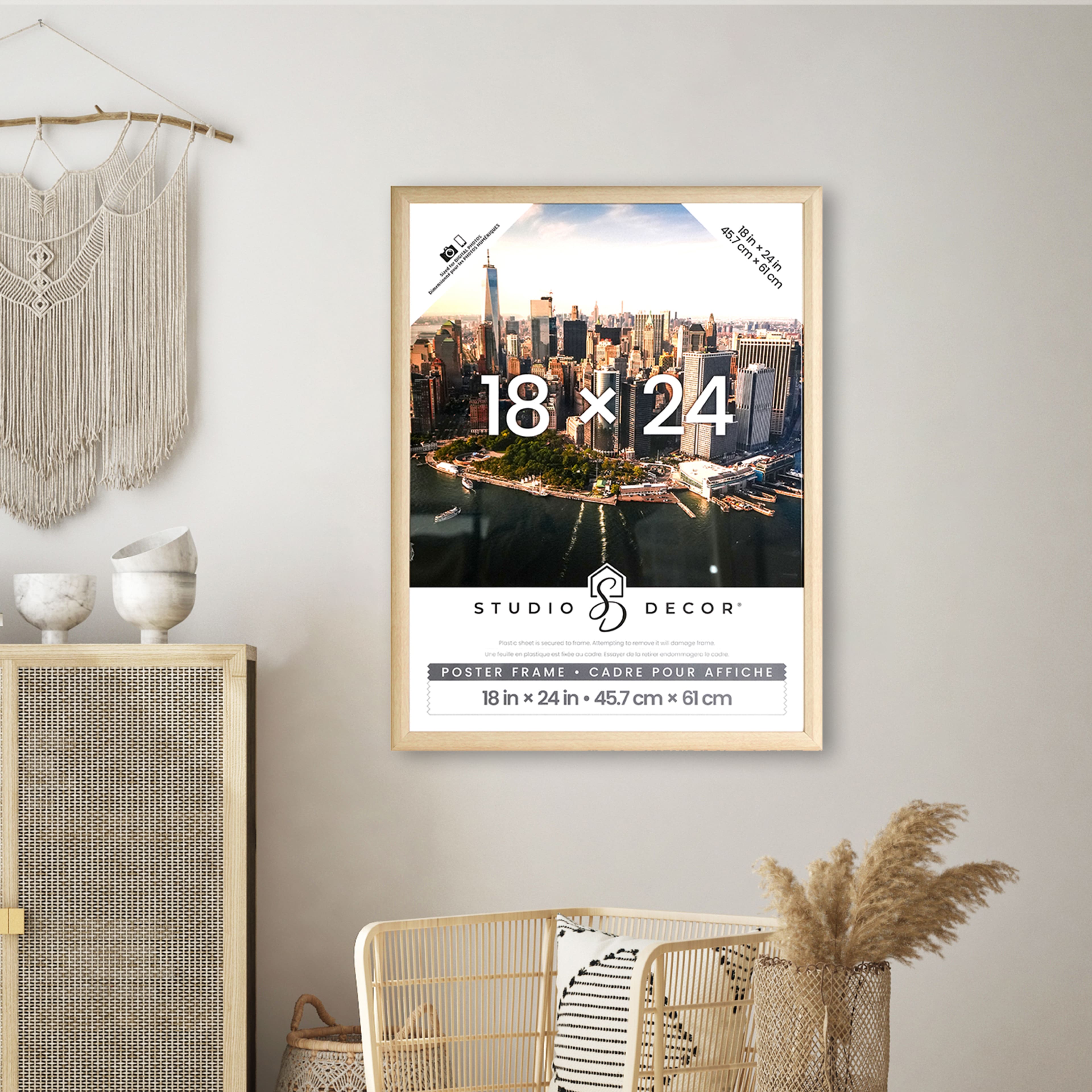 Natural Poster Frame by Studio D&#xE9;cor&#xAE;