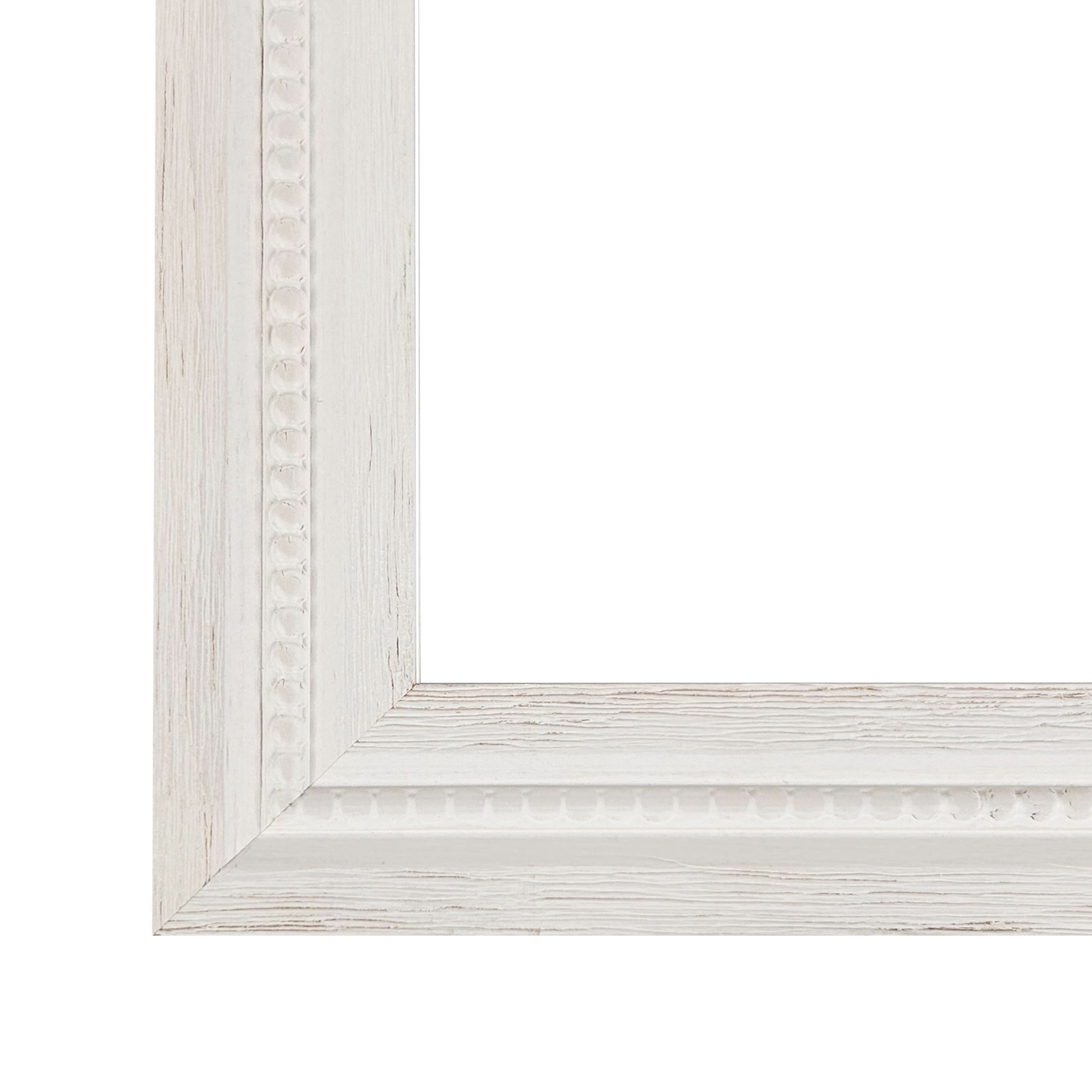 6 Pack: Home 8&#x22; x 10&#x22; Whitewash Grooved Wood Frame with Mat by Studio D&#xE9;cor&#xAE;