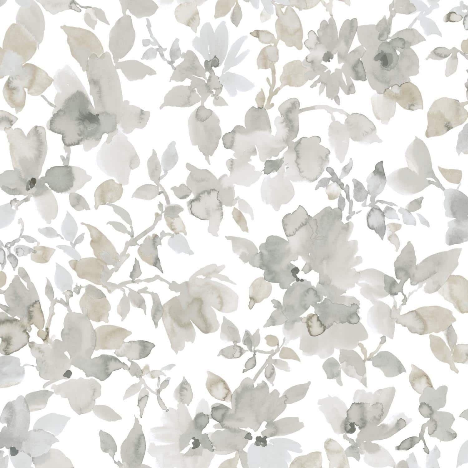 RoomMates Watercolor Floral Peel & Stick Wallpaper