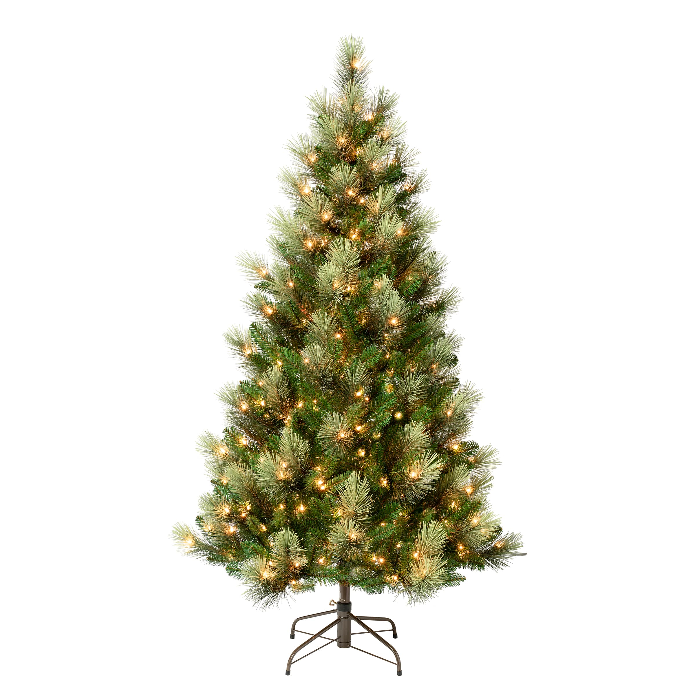 6ft. Pre-Lit Charleston Pine Artificial Christmas Tree, Clear Lights