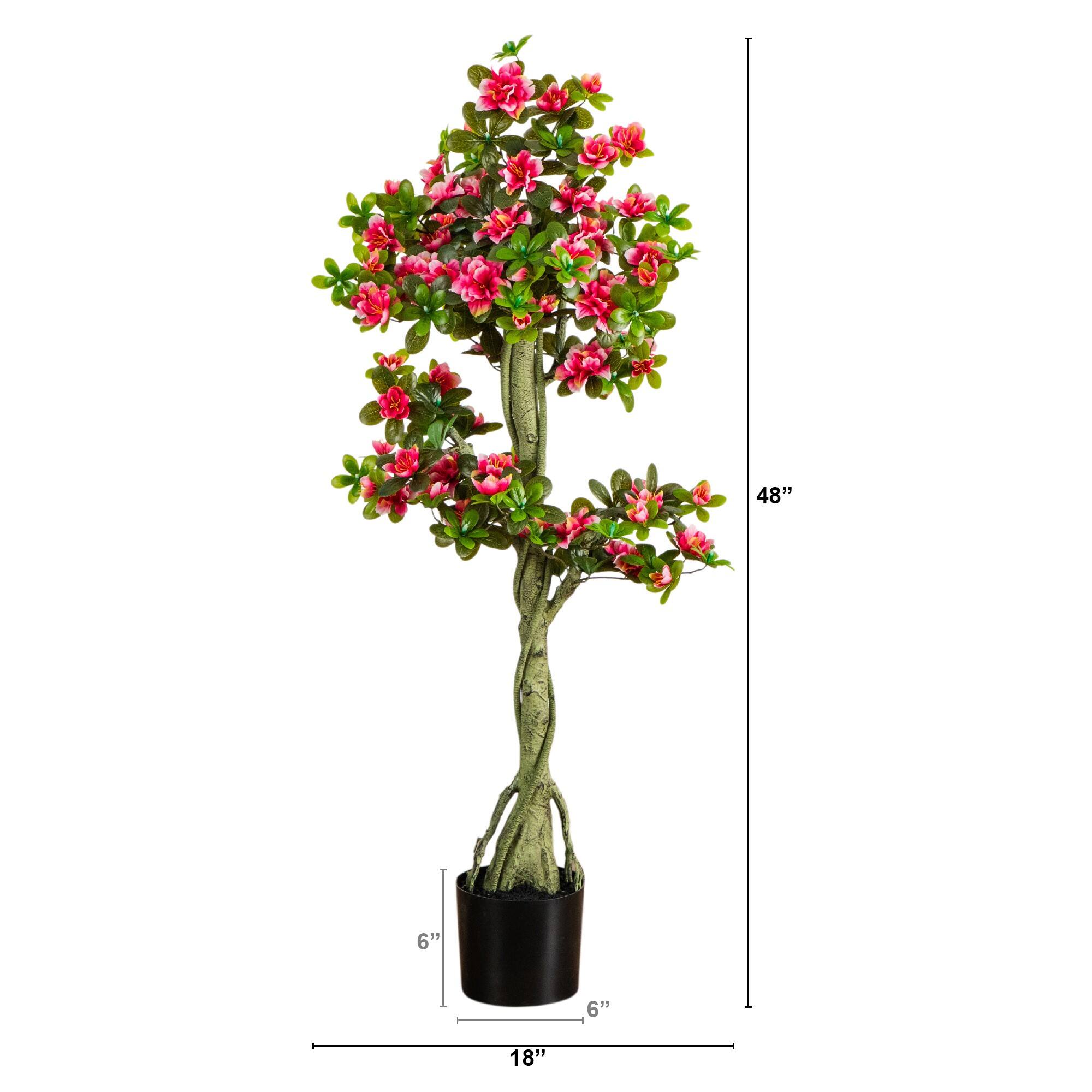 4ft. UV Resistant Artificial Azalea Tree (Indoor/Outdoor)
