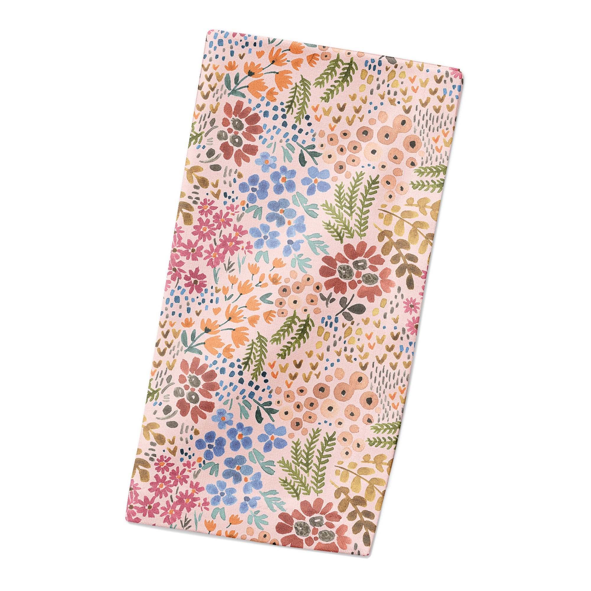 Wild Flower Floral Cotton Twill Napkin