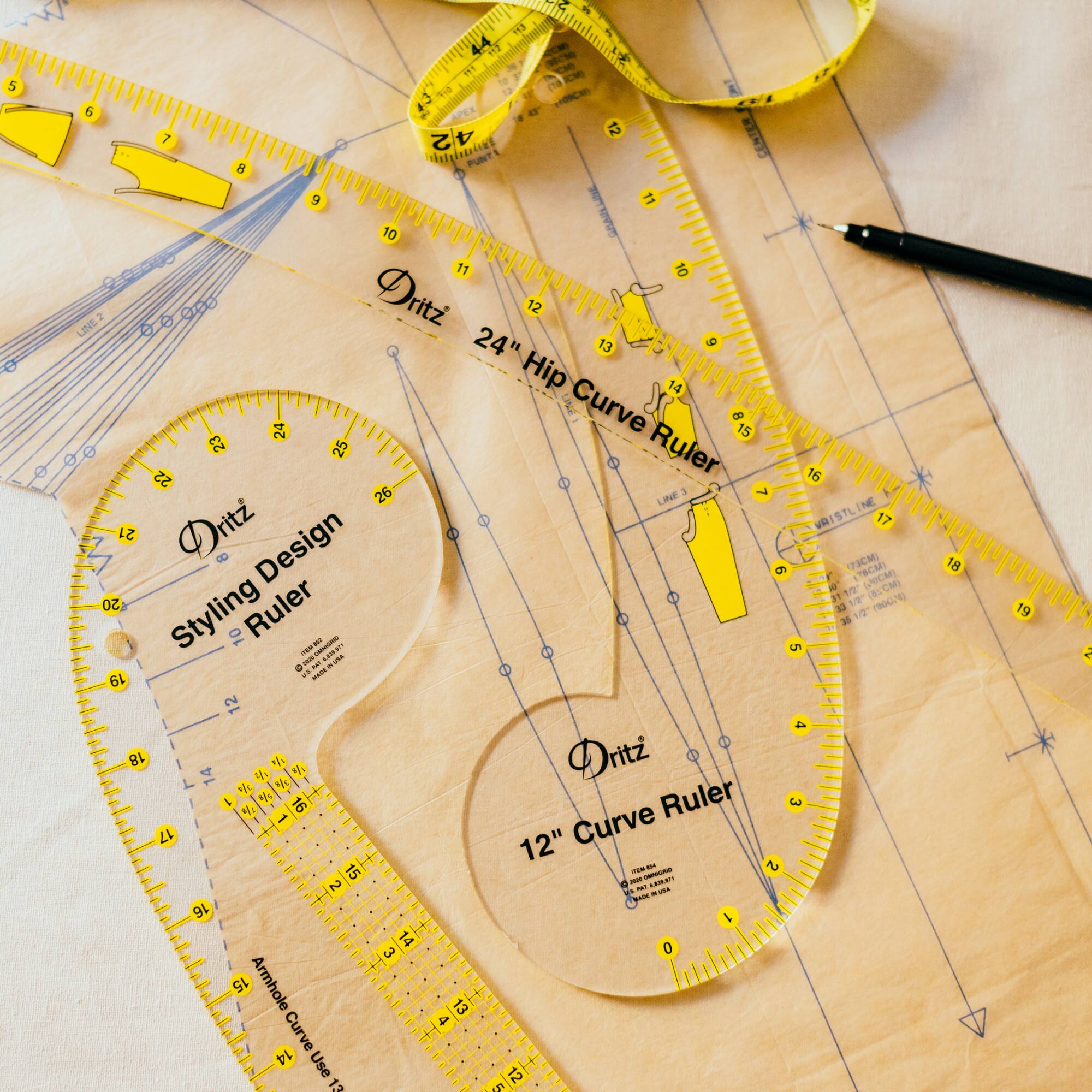 Dritz® 12" Styling Design Curve Ruler