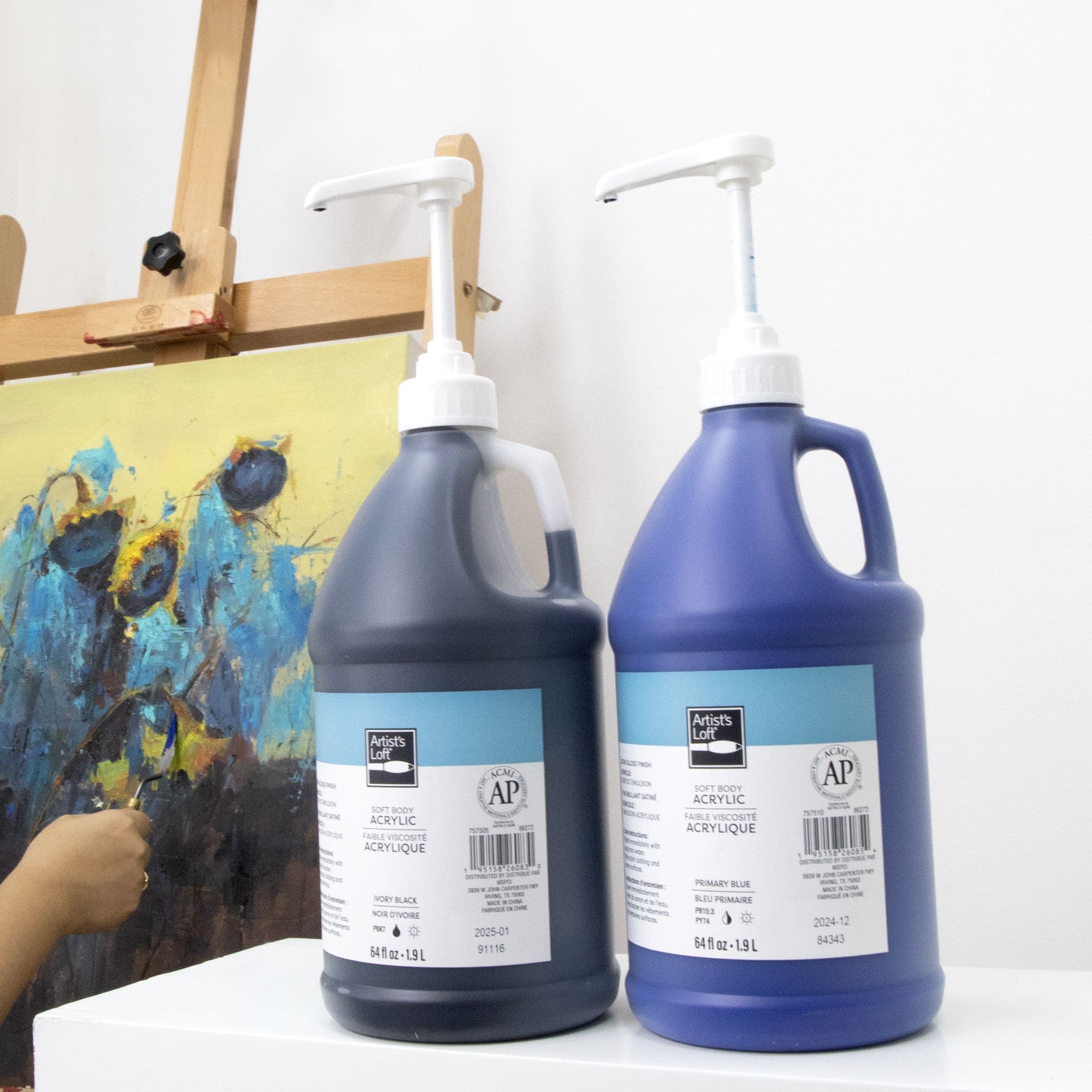 6 Pack: 64oz. Soft Body Acrylic Paint by Artist's Loft®