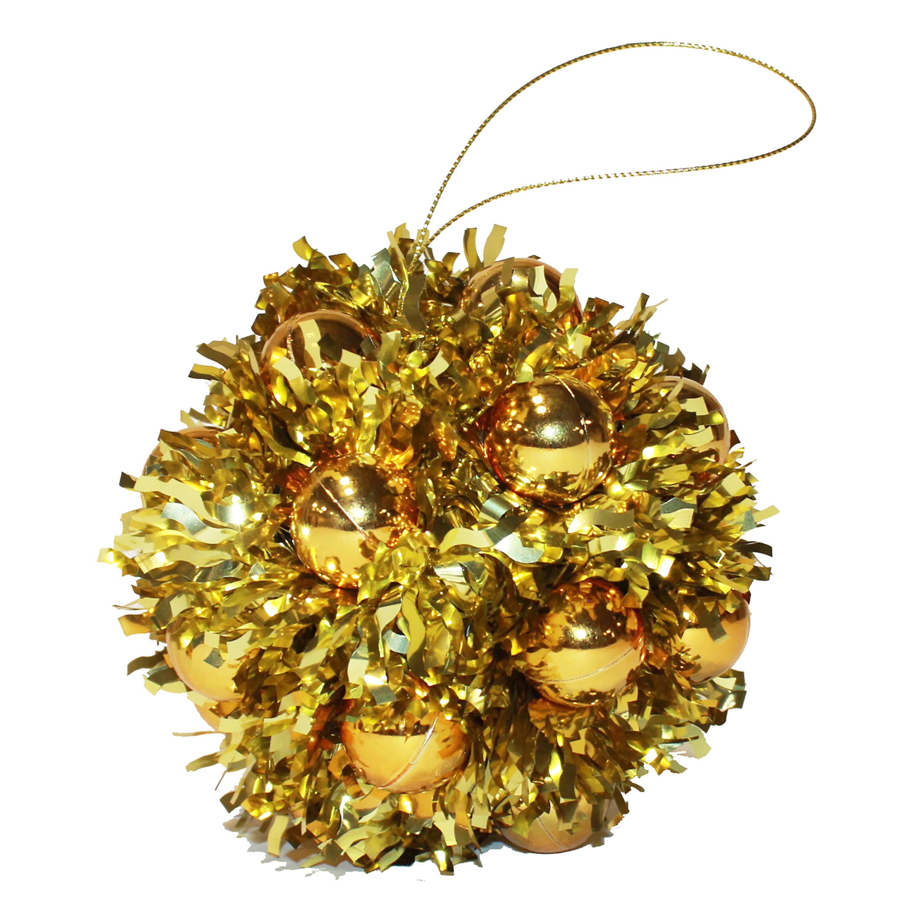 5" Metallic Christmas Hanging Ball Ornaments