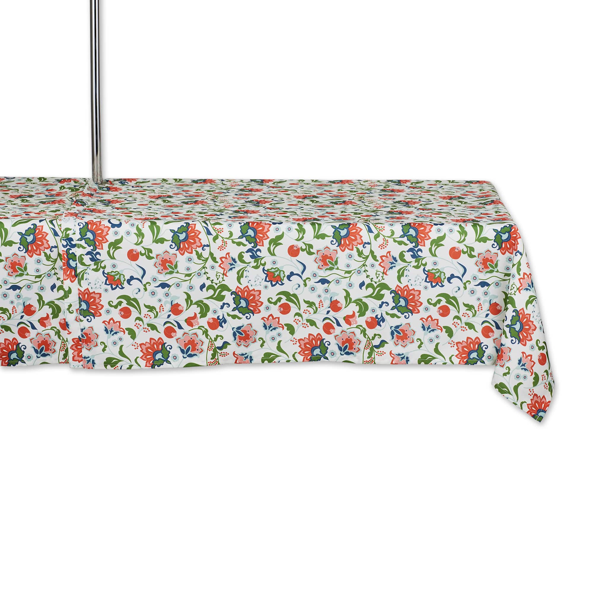 DII® Garden Floral Print Outdoor Tablecloth With Zipper 60x84"