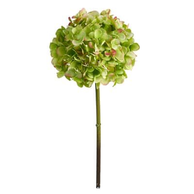 Green Hydrangea Artificial Flower Stem, 3ct. | Michaels