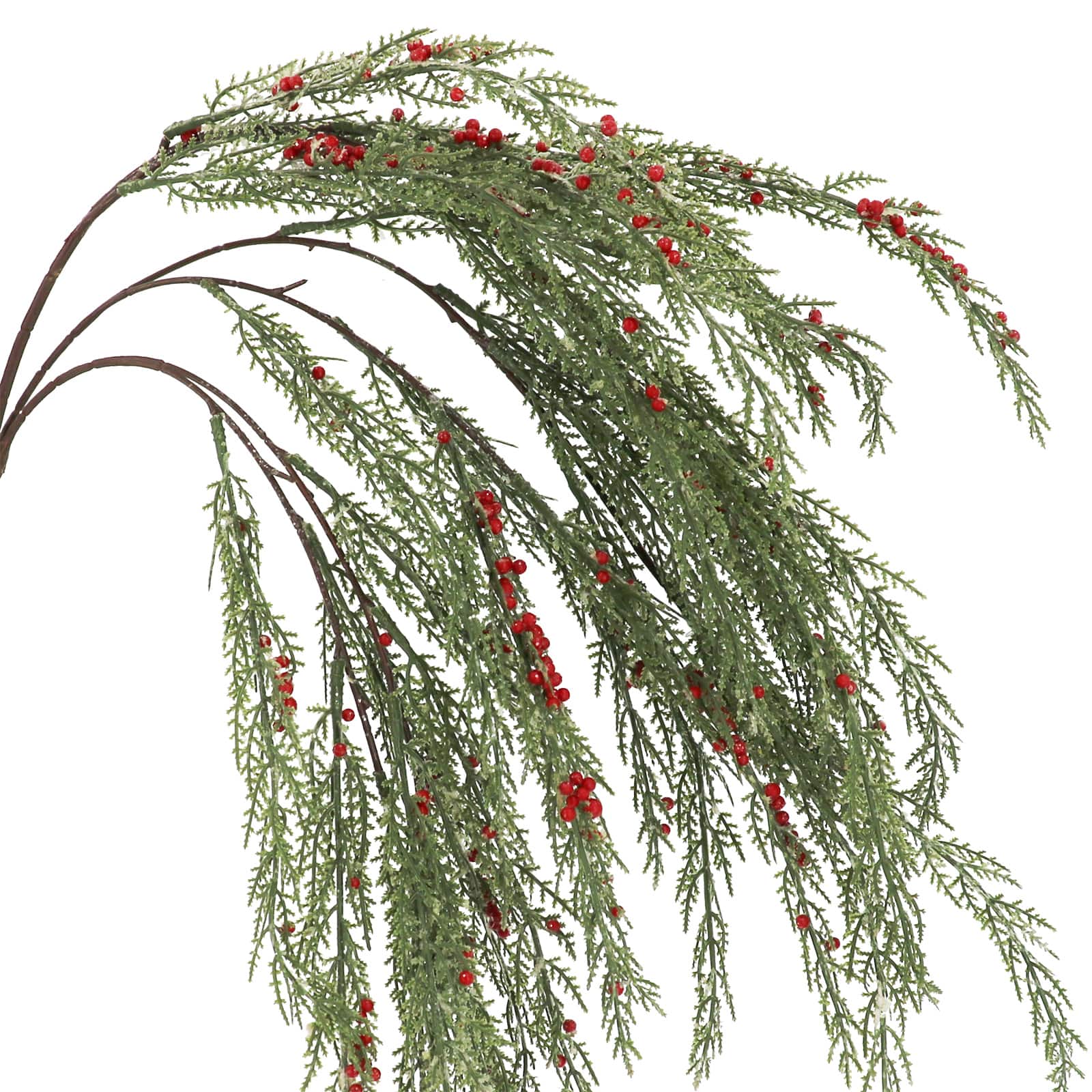 32&#x22; Hanging Cypress &#x26; Red Berry Deluxe Bush by Ashland&#xAE;