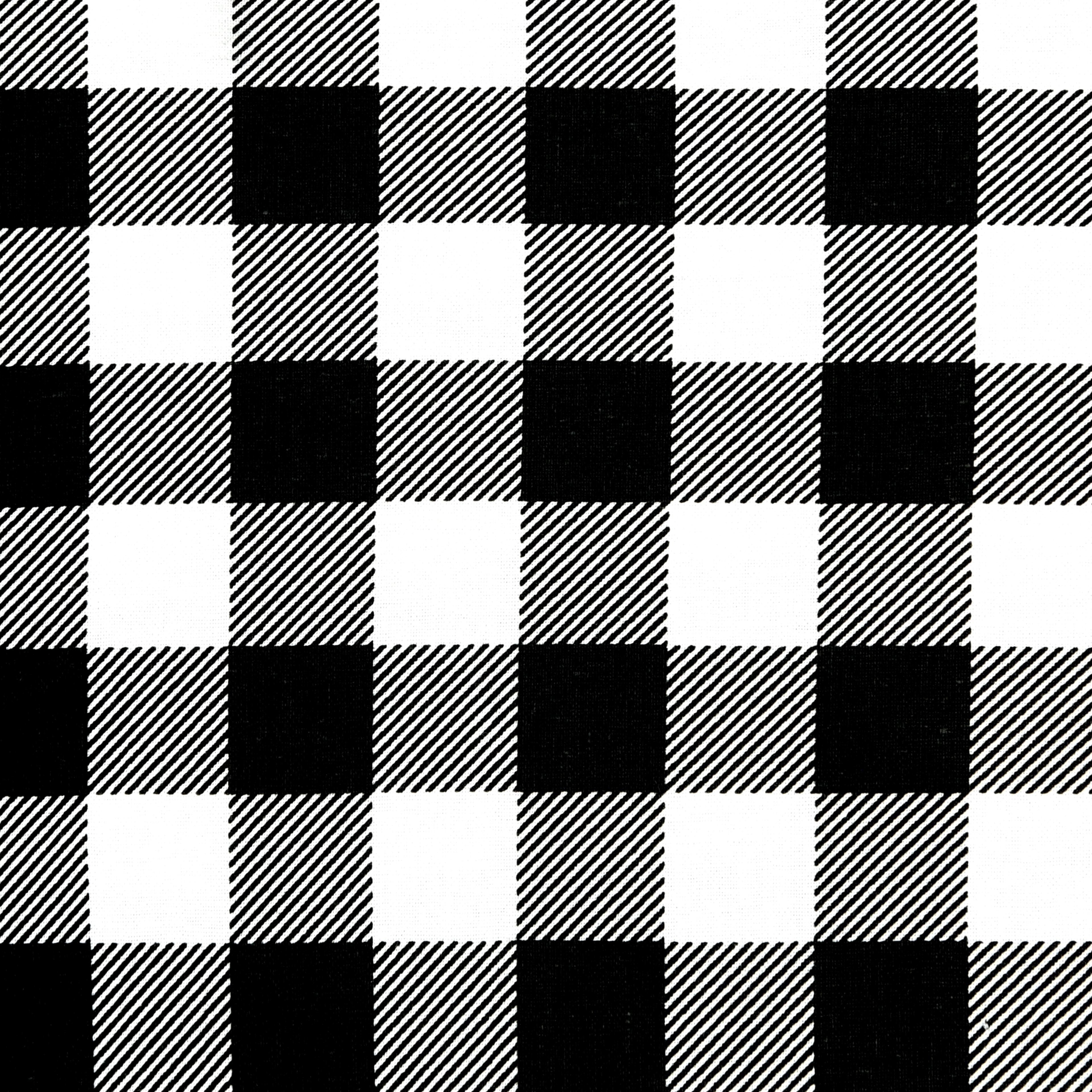 Black Buffalo Check Cotton Fabric Mini Bolt by Loops & Threads