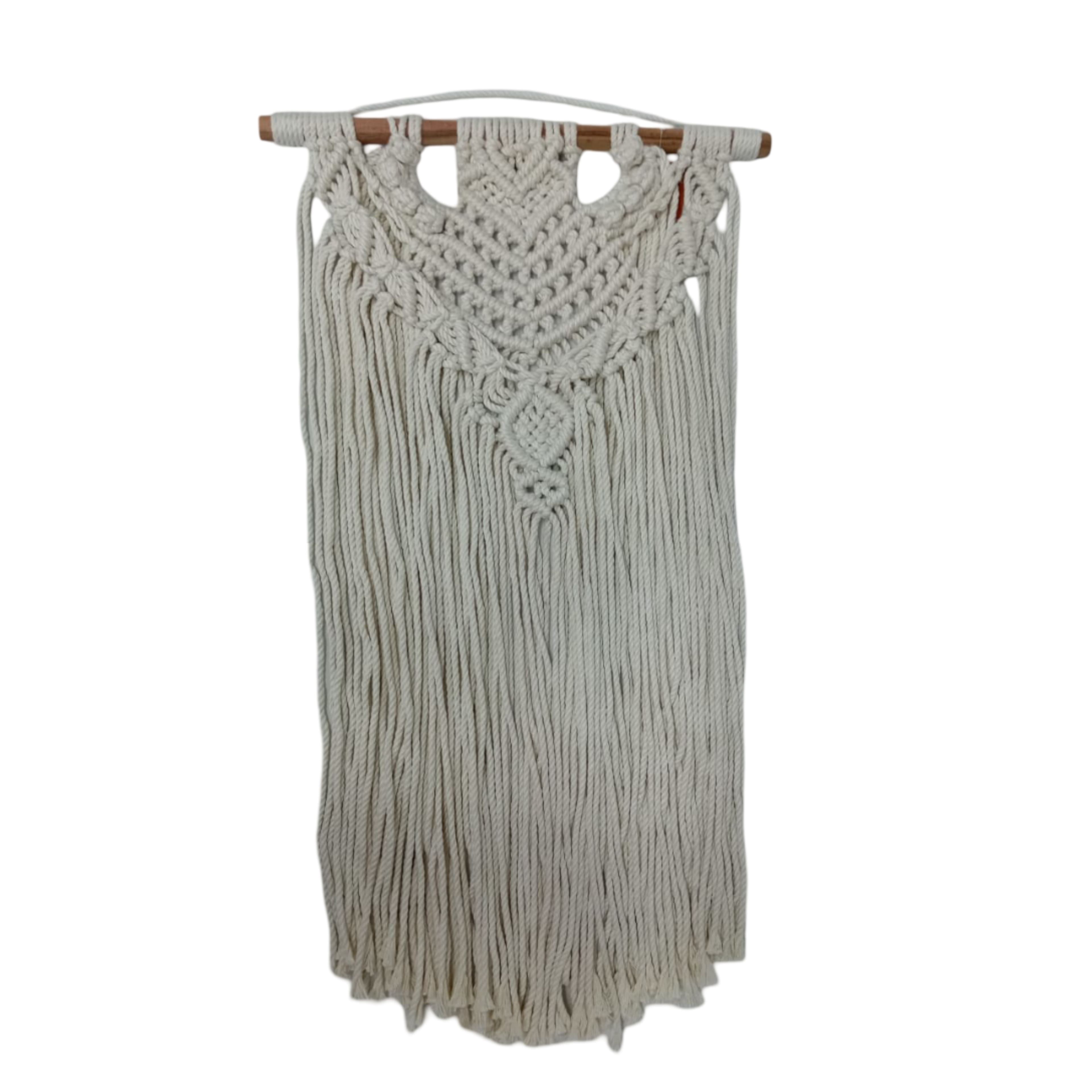 25&#x22; Beige Macram&#xE9; Fringe Wall Hanging by Ashland&#xAE;