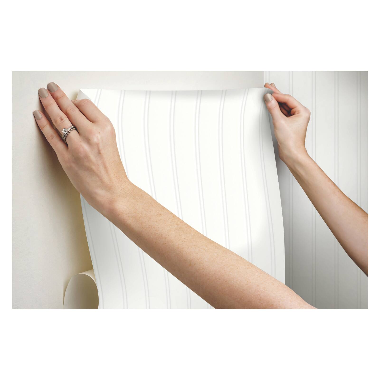RoomMates Beadboard Peel &#x26; Stick Wallpaper