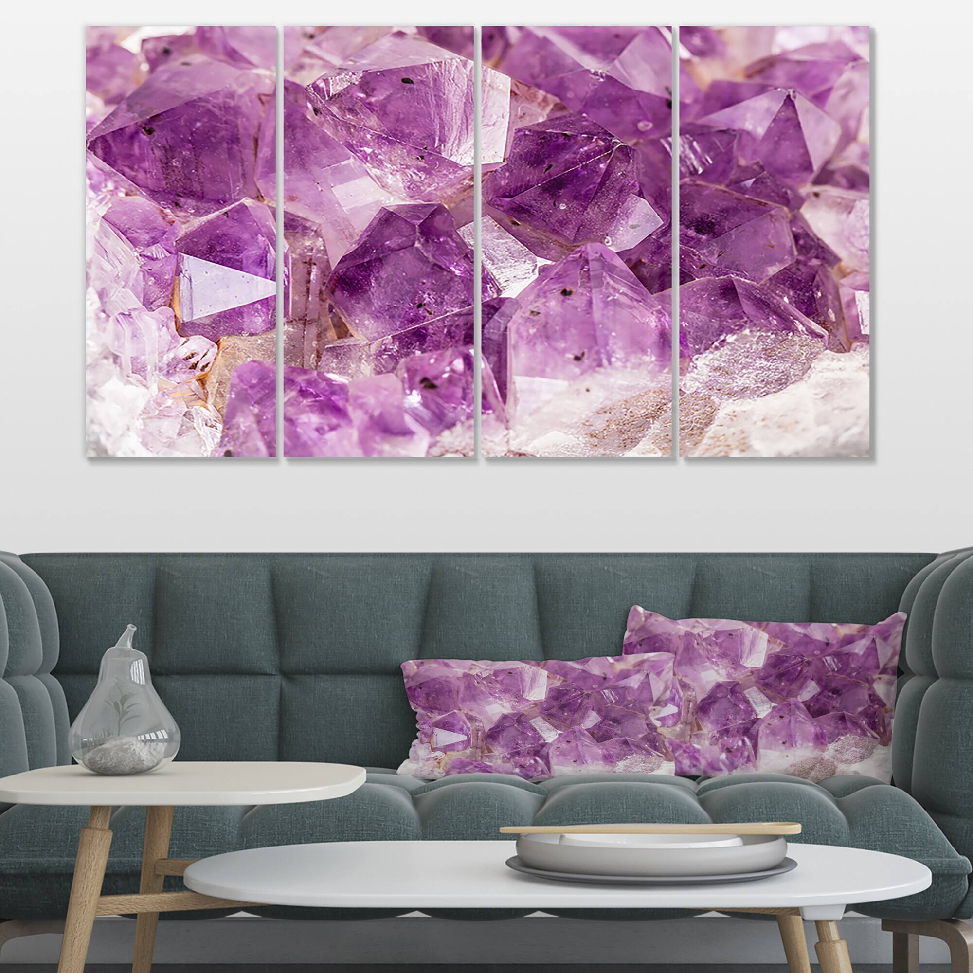 Designart - Purple Amethyst Macro